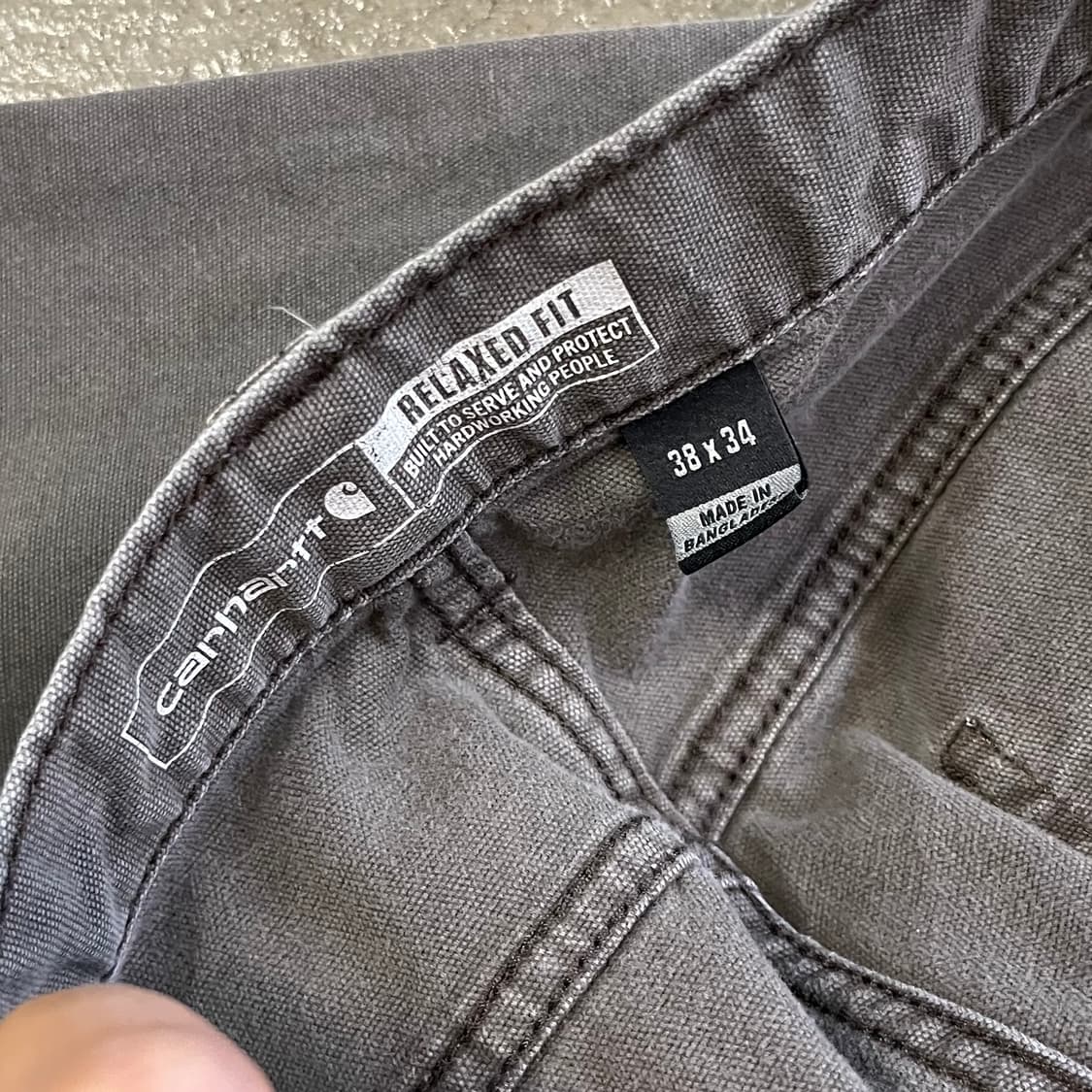 칼하트 데미지 워크 팬츠 (37“) 상품이미지6