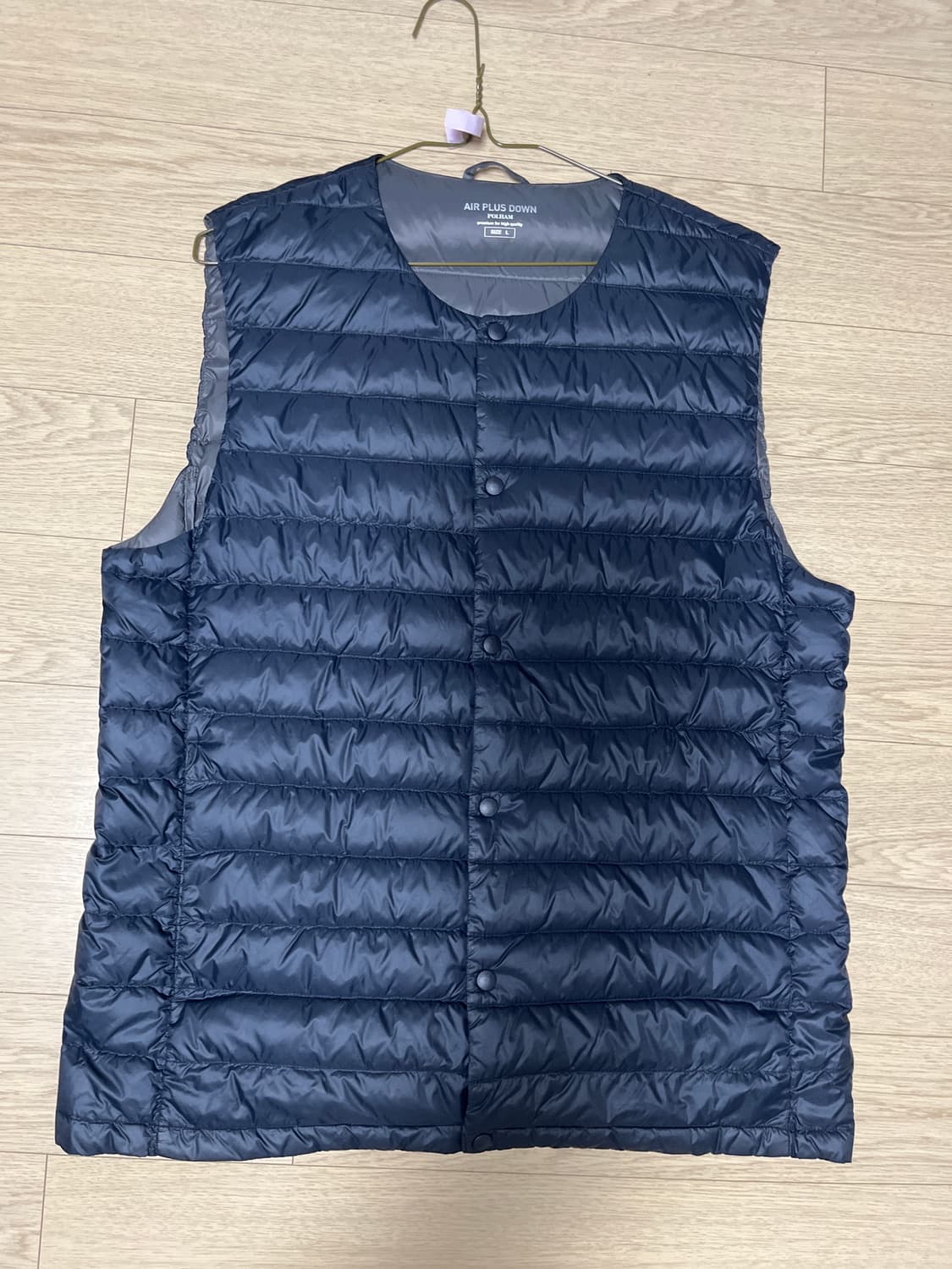 POLHAM 폴햄 경량 패딩 조끼 네이비 L 상품이미지1