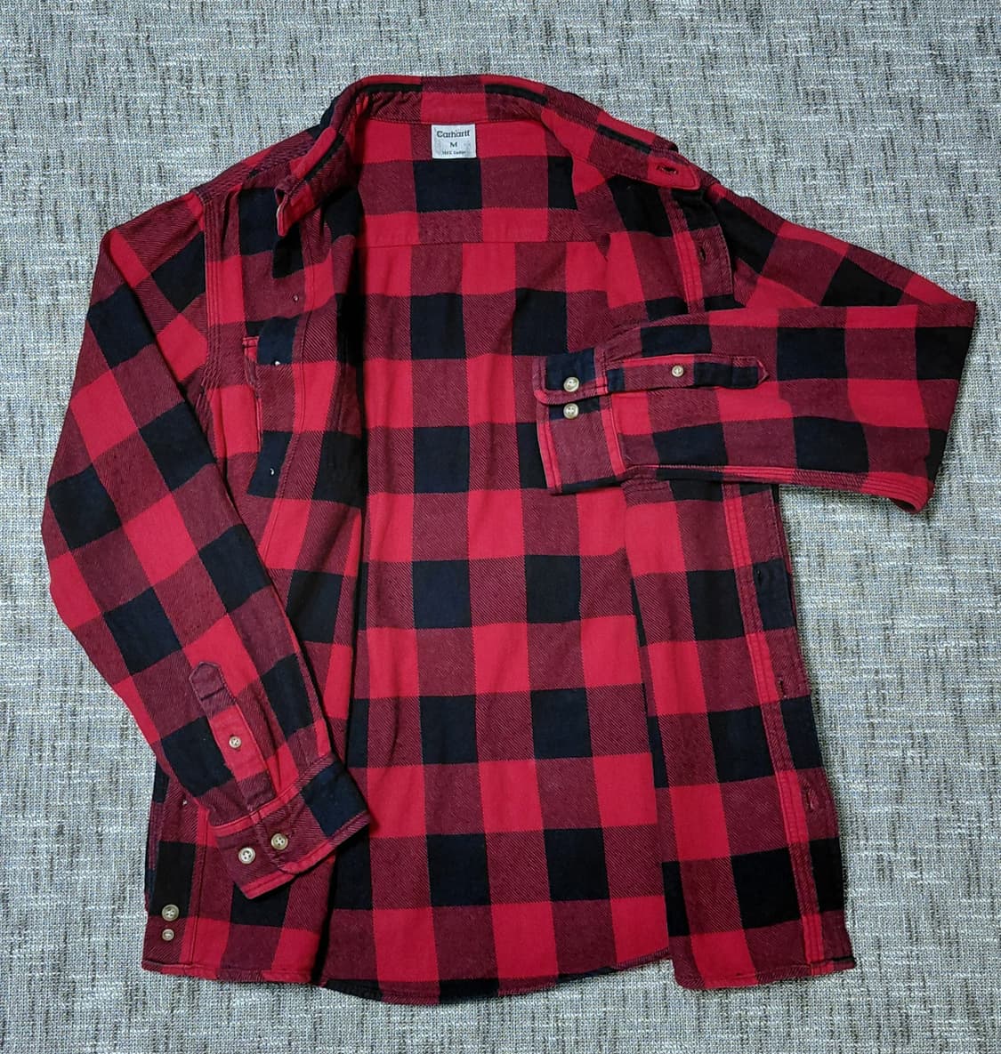 칼하트 체크 셔츠 M 상품이미지3