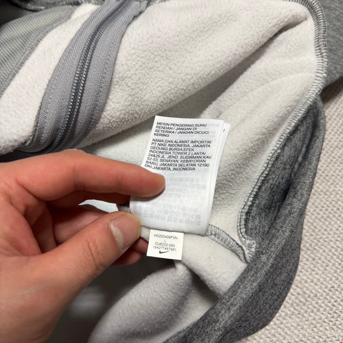 나이키 드라이핏 기모 후드집업 상품이미지4