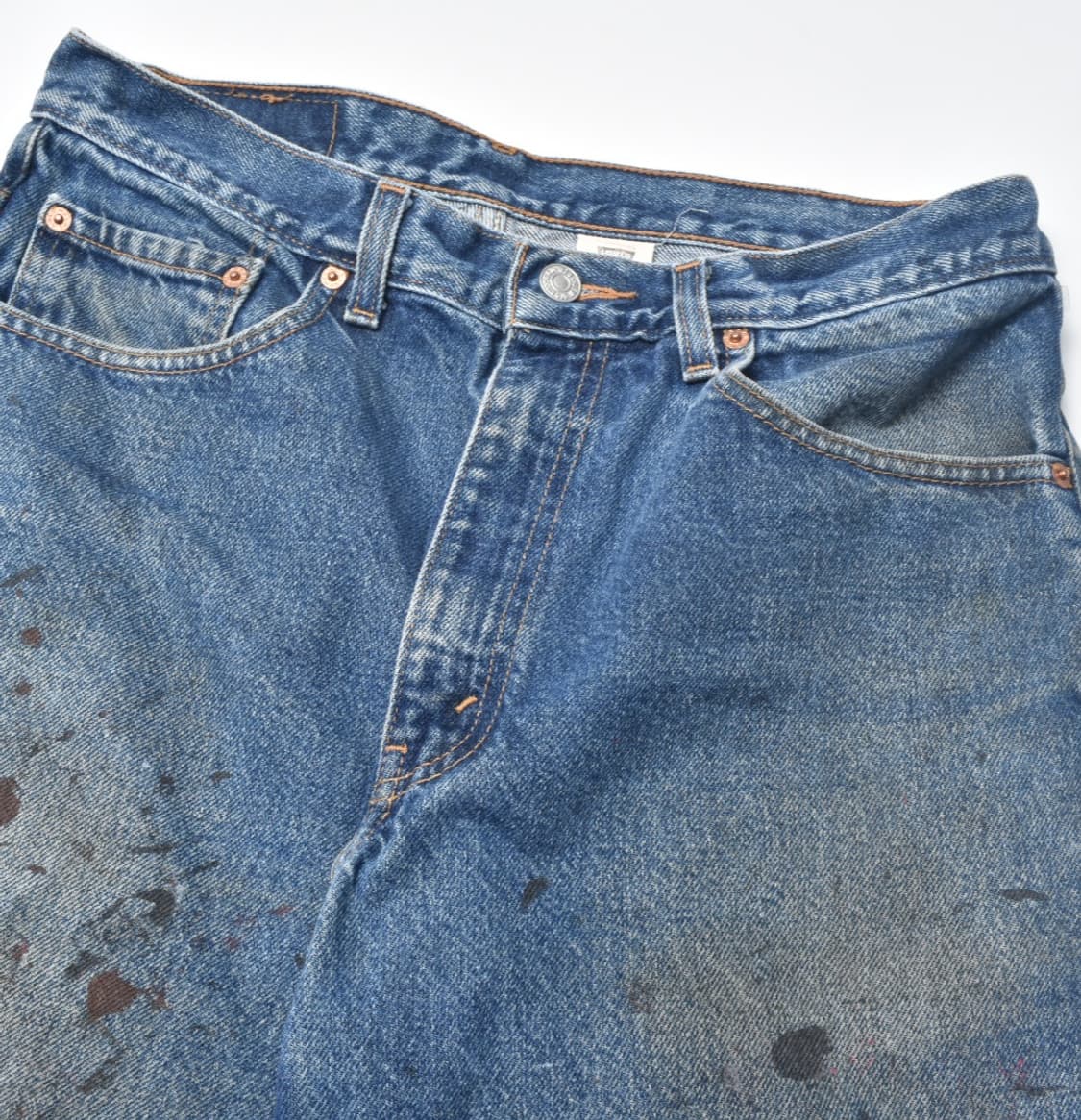 00S 빈티지 리바이스 517 청바지 더티페인팅 데님팬츠 N0032 상품이미지7