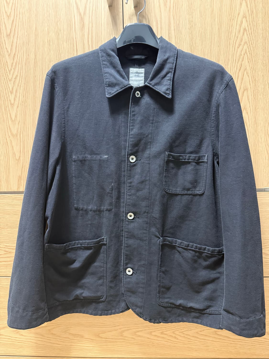 24ss 2사이즈 폴리테루 초어 커버올 블랙 상품이미지1