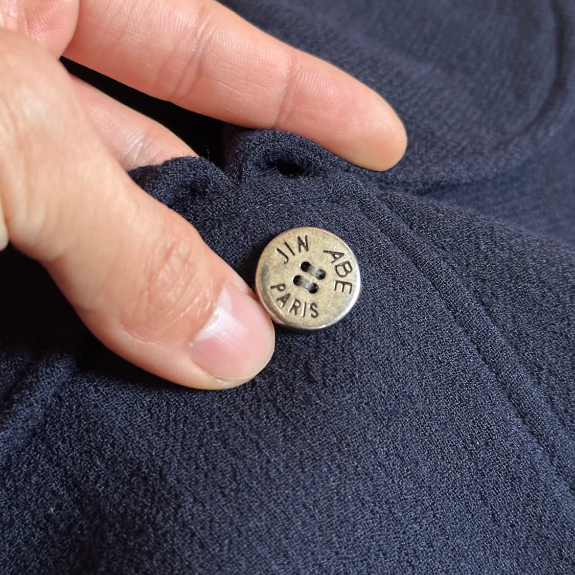 80-90‘s Jin abe paris drape wool jacket 상품이미지5