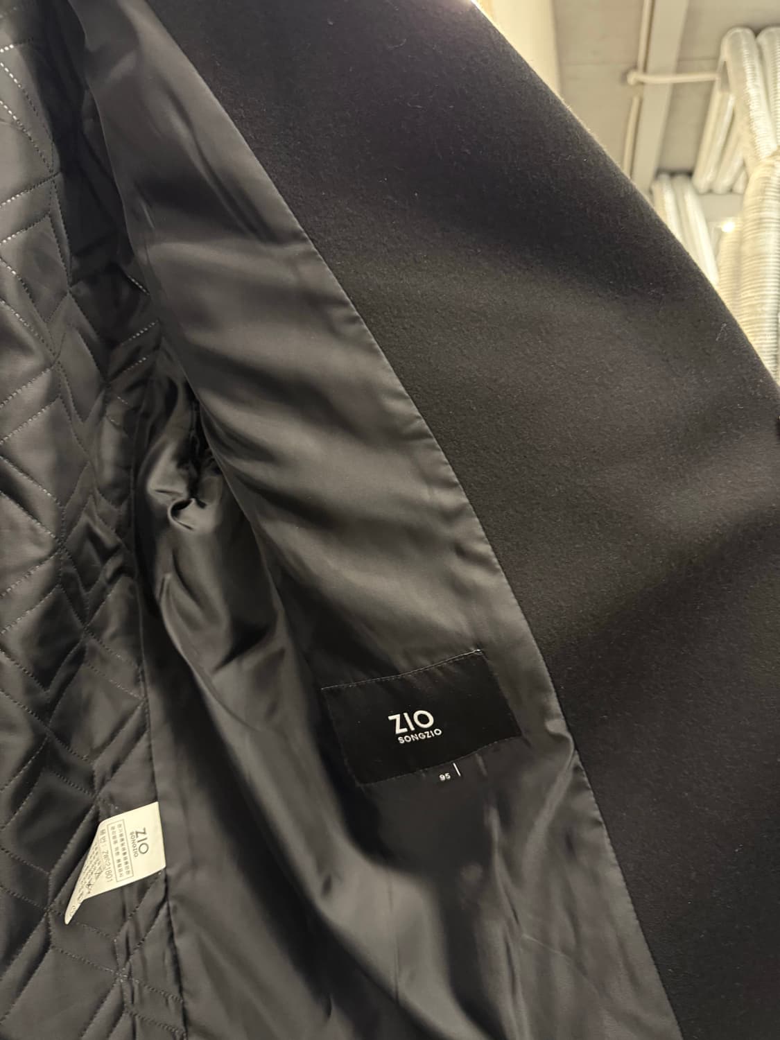 지오송지오 옴므 21'SS 캐시미어 라이더 숏코트 95 상품이미지5