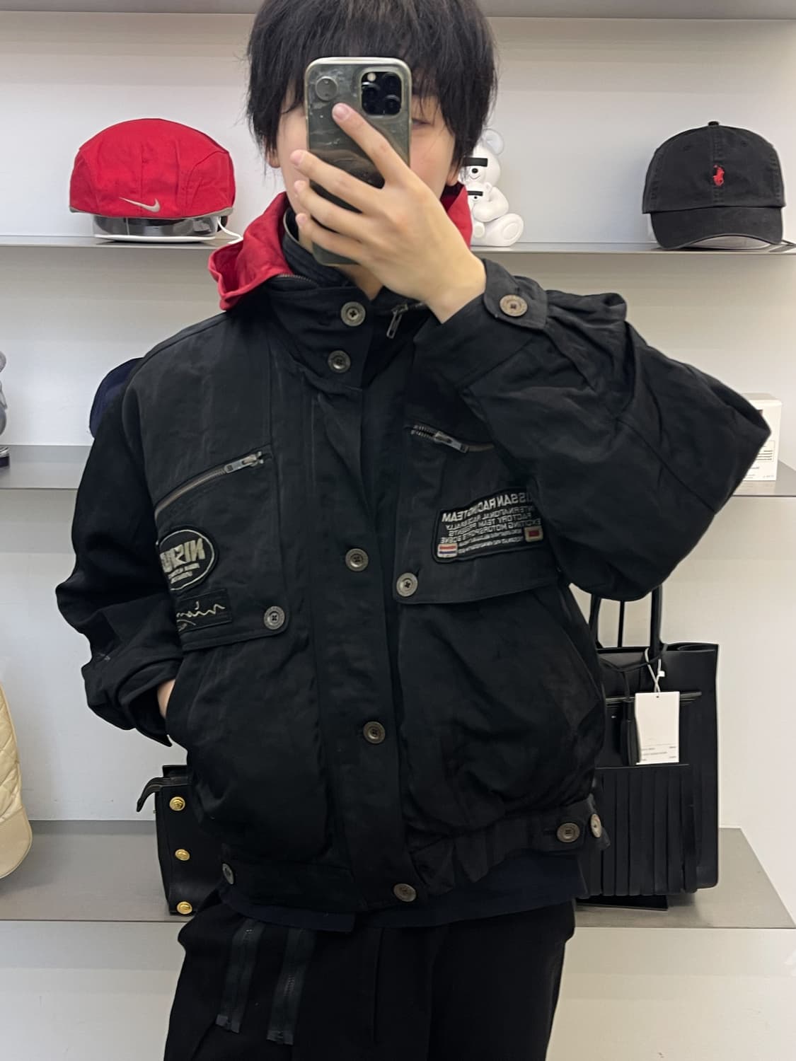 니스모 90s 레이싱 나일론 봄버 자켓 상품이미지2