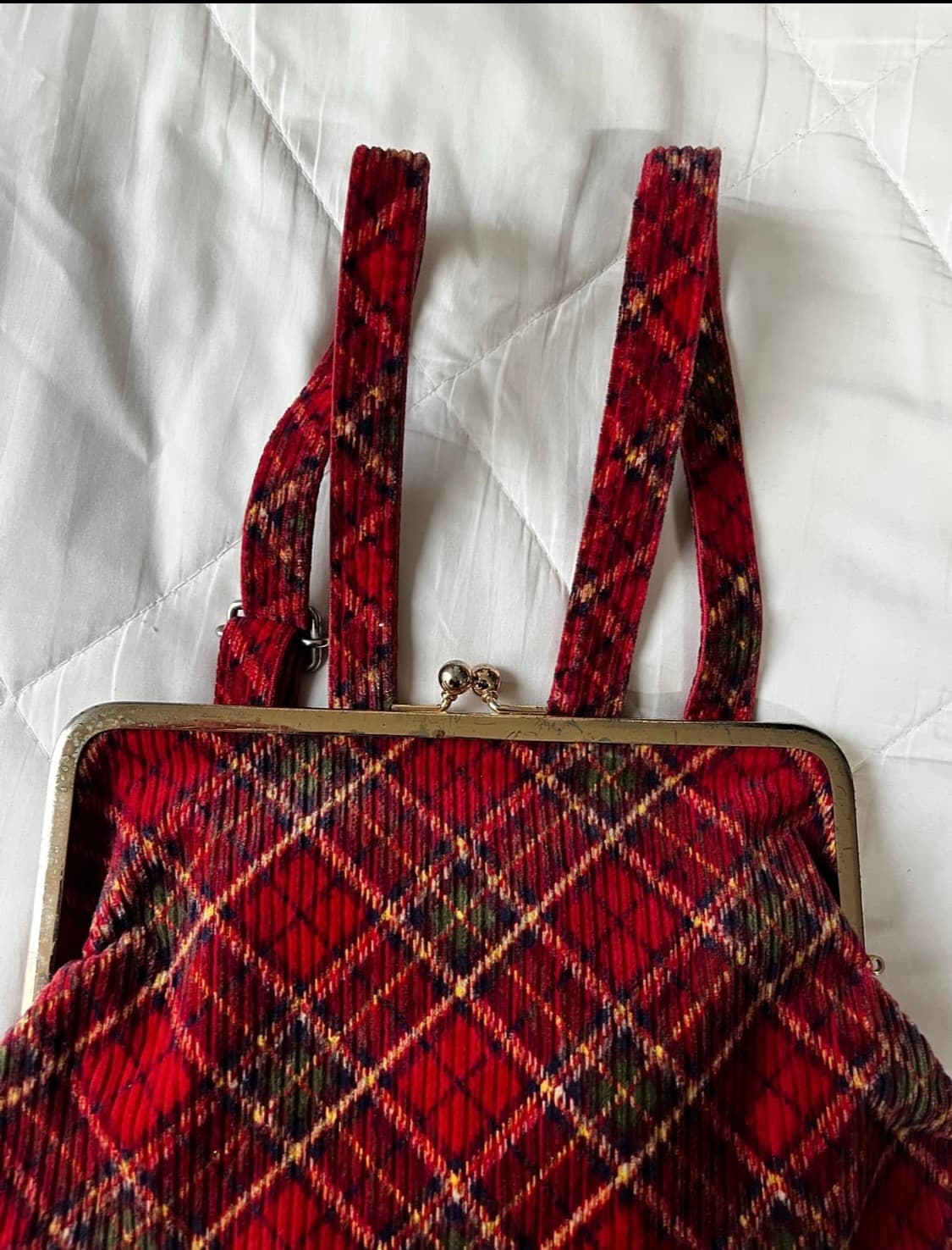 캐캐체깔 대장템 )) 타탄체크 가마구치 백팩 상품이미지6