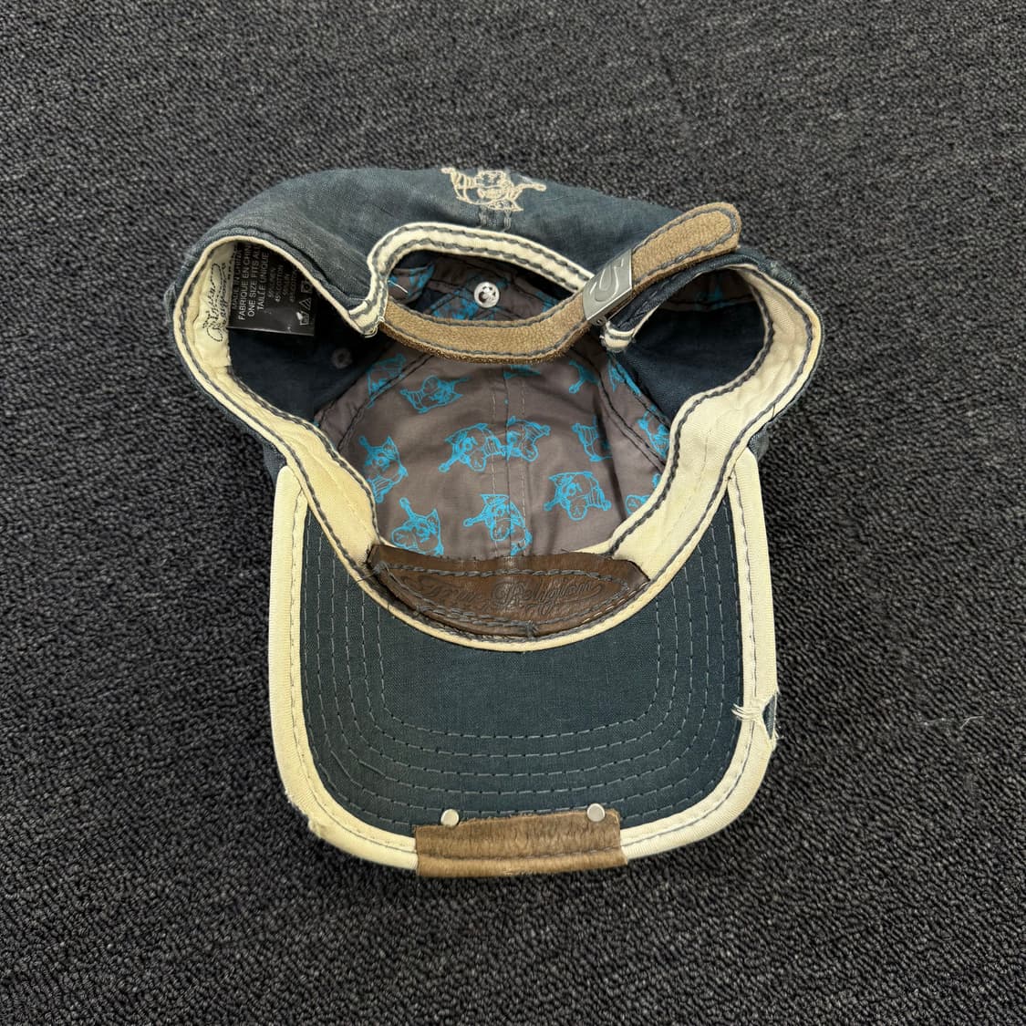 트루릴리전 워싱 디테일 볼캡 상품이미지8