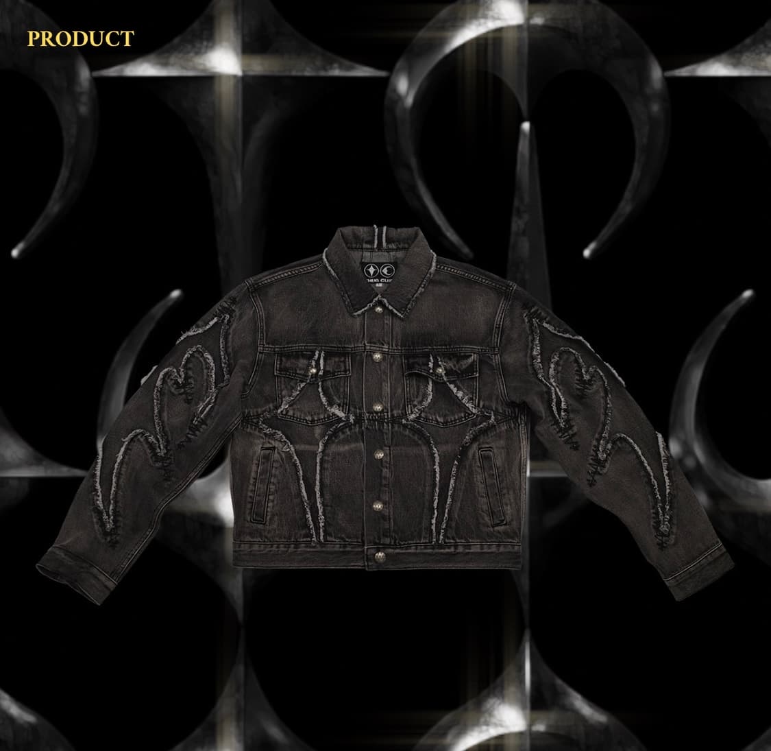 Thug Club 트라이벌 자켓 블랙 상품이미지1