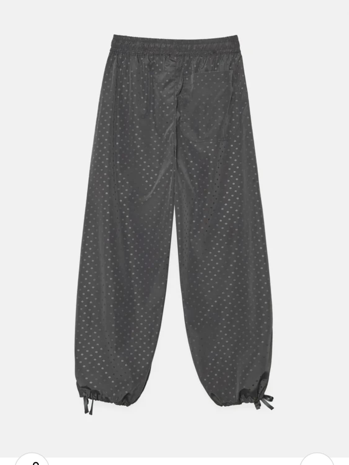 엔조블루스 도트 투웨이 밴딩 팬츠 차콜 상품이미지2