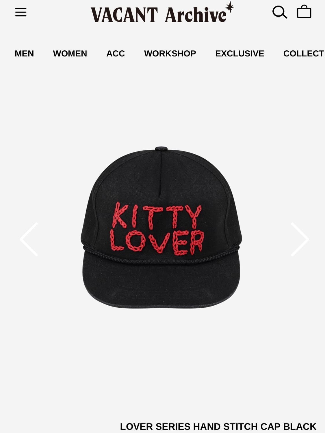 KITTY LOVER CAP 상품이미지1