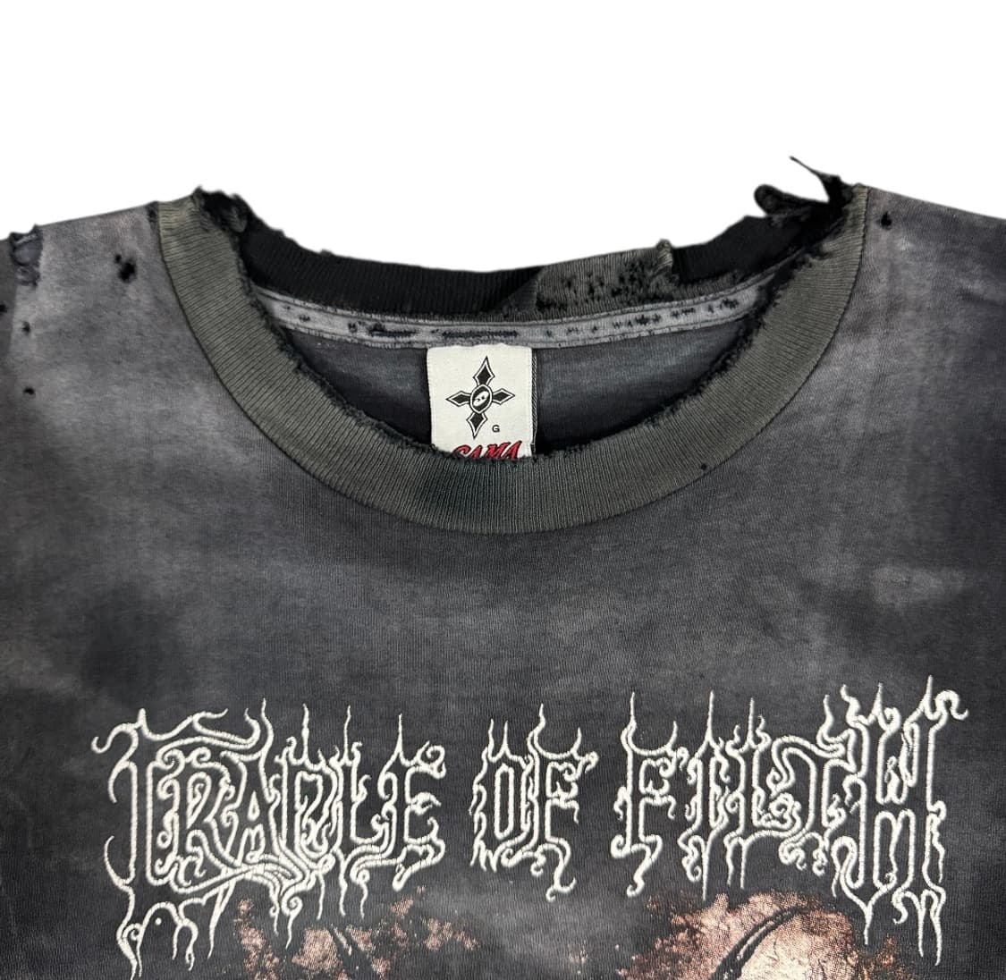 빈티지 90s 크레이들 오브 필스 롱슬리브 티셔츠 상품이미지4