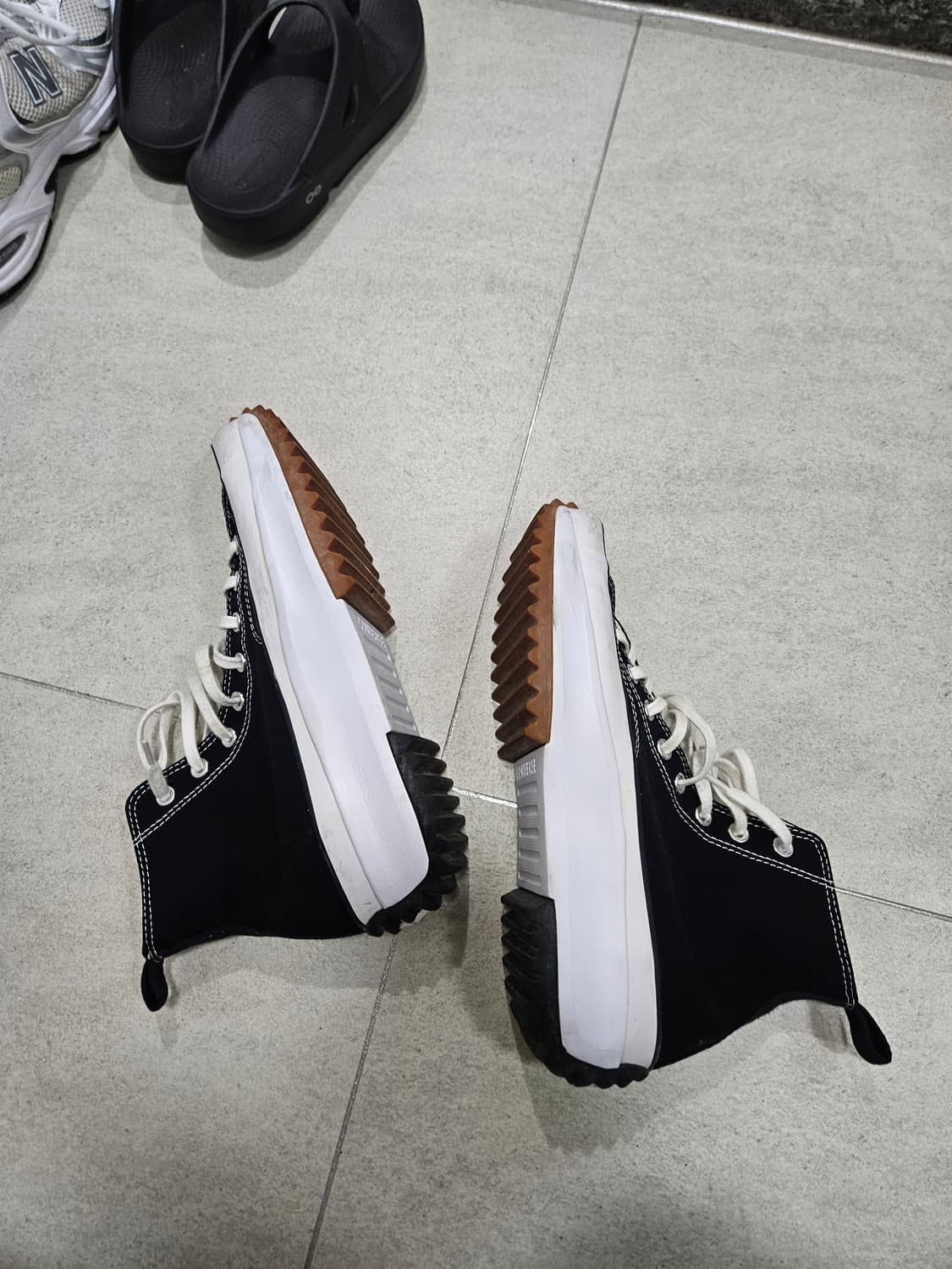 컨버스 런스타 하이크 하이 블랙 275mm 상품이미지4