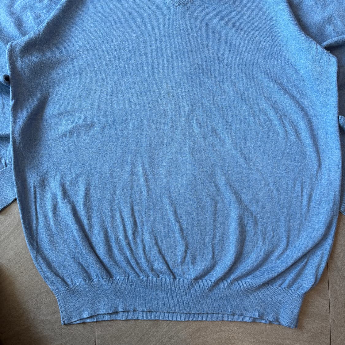 L.L.bean 정품 엘엘빈 블루 코튼 니트 상품이미지4