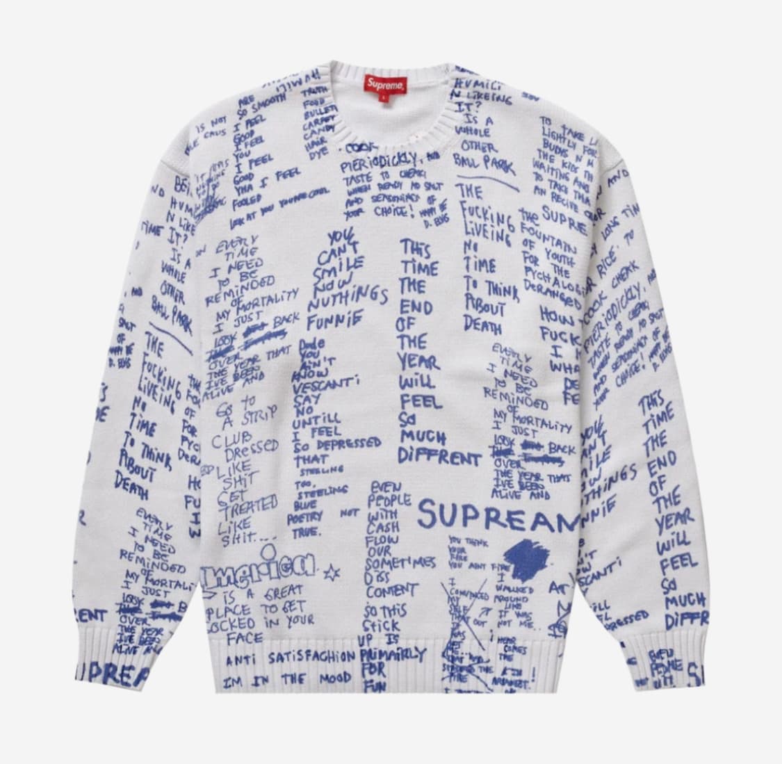 슈프림 곤즈 포엠 니트 상품이미지1