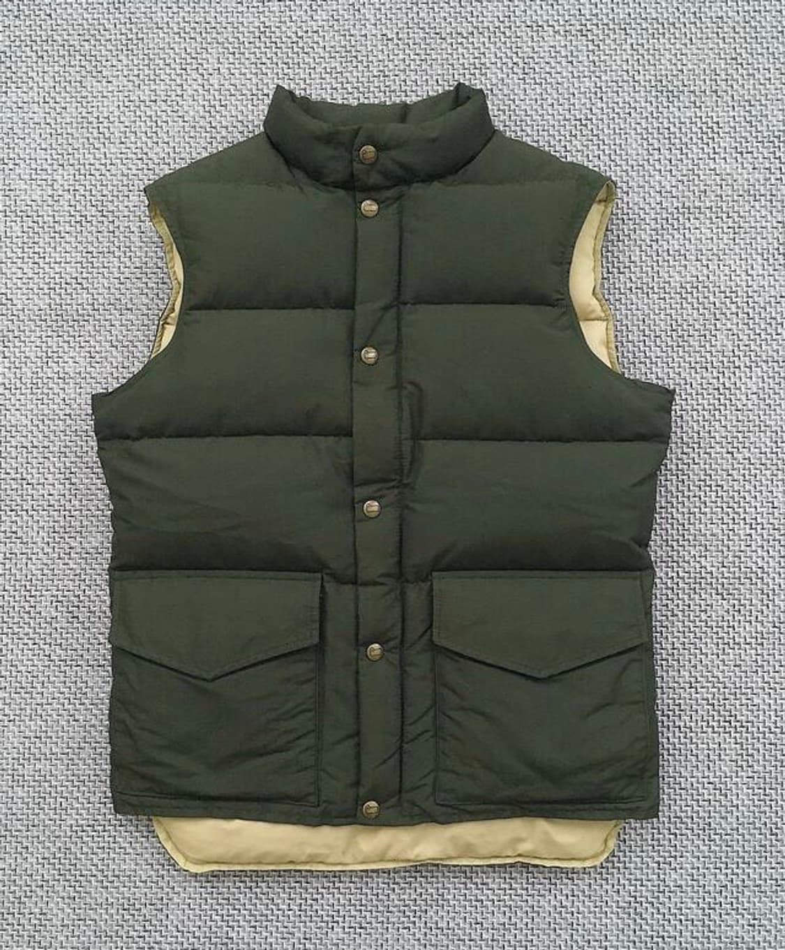 USA made forest green down vests 상품이미지1