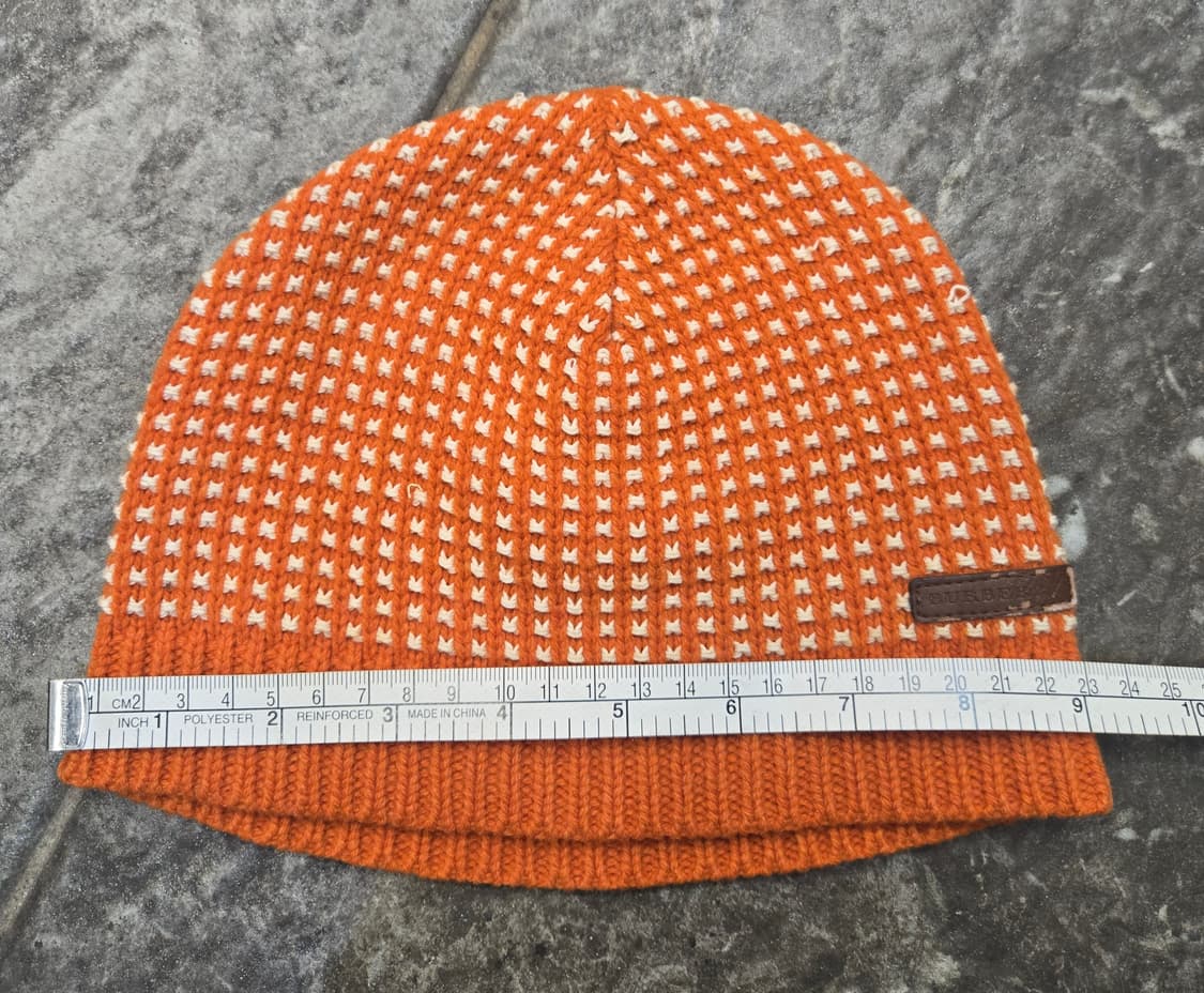 버버리 정품 오렌지 비니 정품  상품이미지9