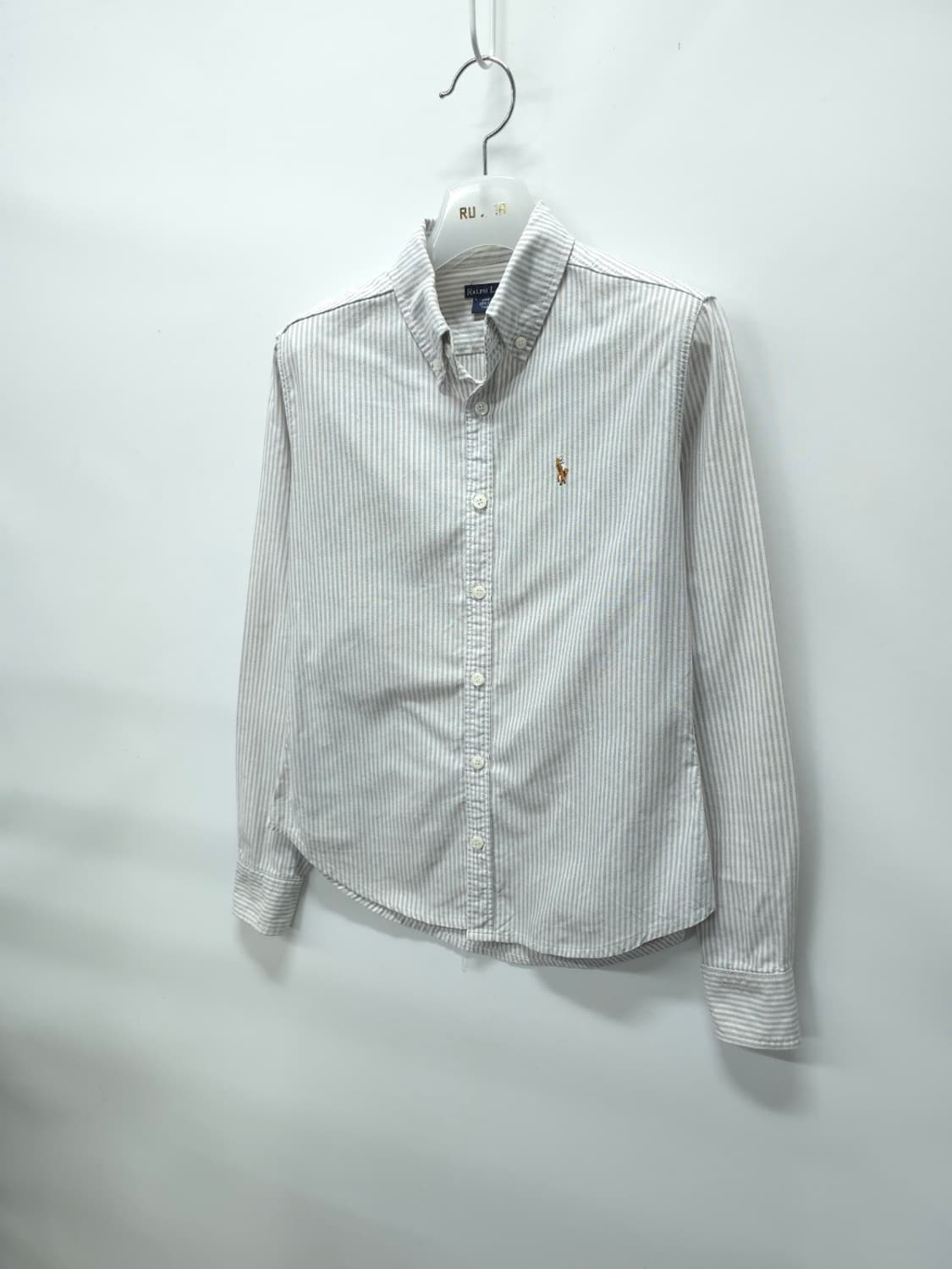 폴로 옥스포드 스트라이프 셔츠 (여성44~55) 상품이미지2