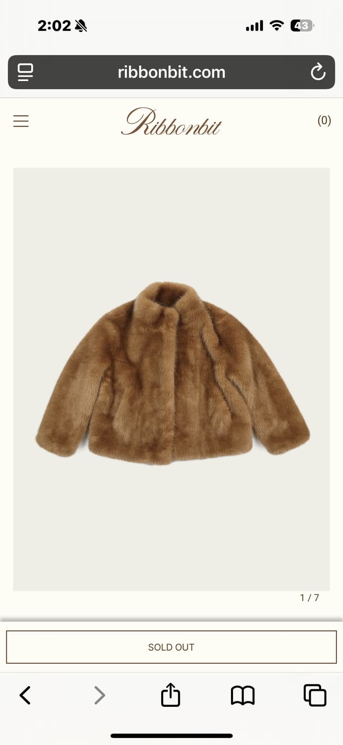 리본빛 코코퍼자켓 새상품 상품이미지1