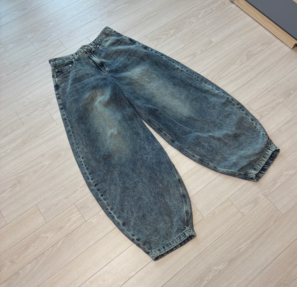 기철 벌룬데님팬츠 벌룬핏 상품이미지1