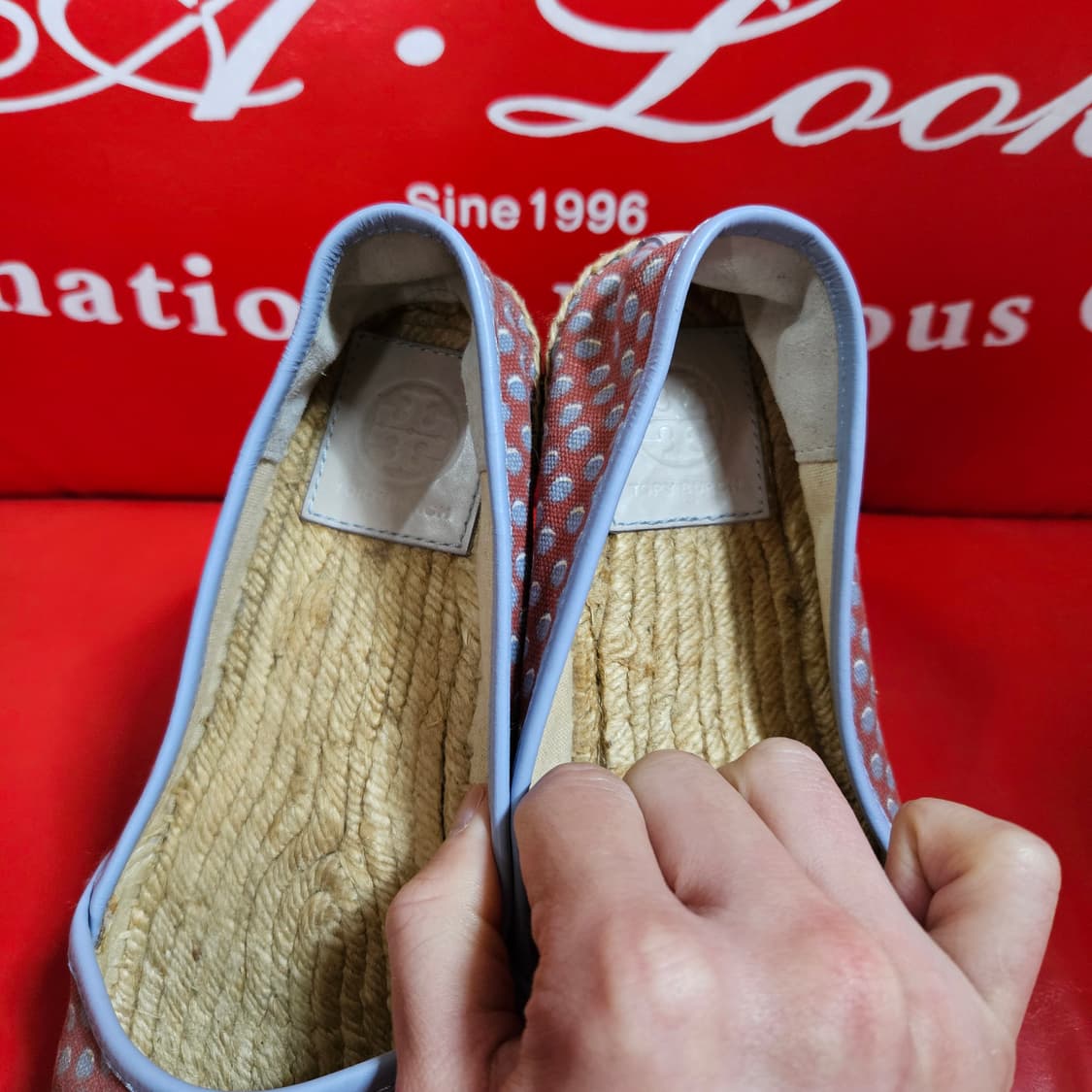 토리버치 블루 도트 에스파듀 슬립온 상품이미지6