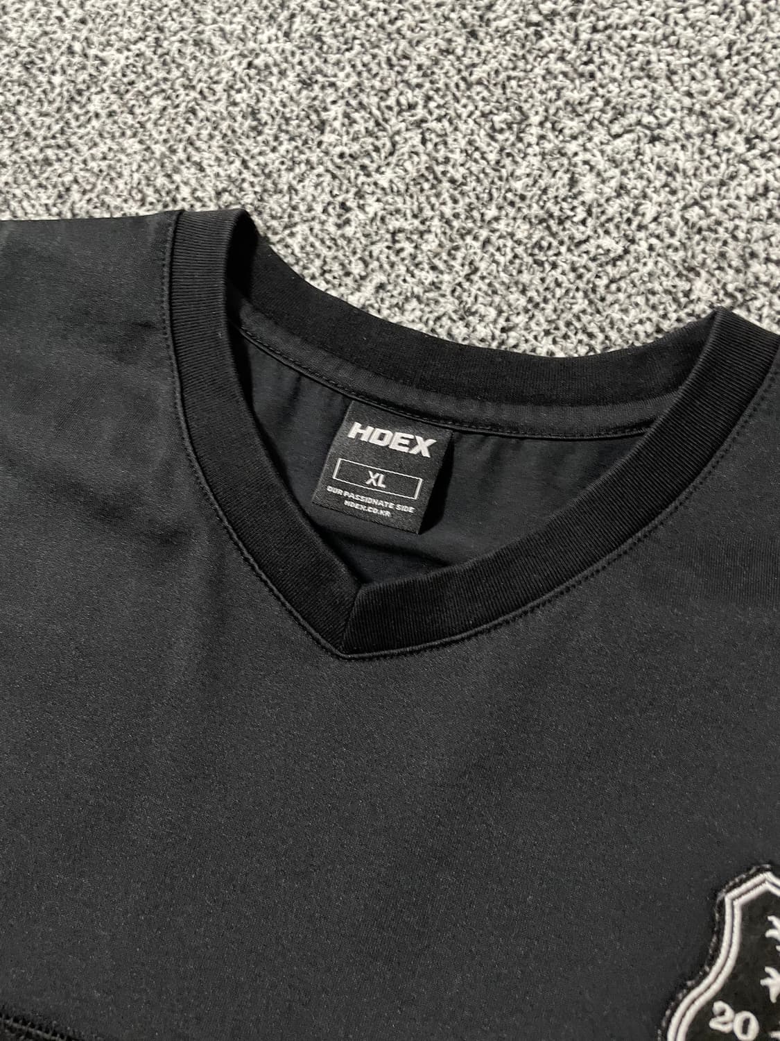 빈티지9. HDEX 리그 85 베이스볼 농구티 슬리브리스 운동 나시 블랙 상품이미지3