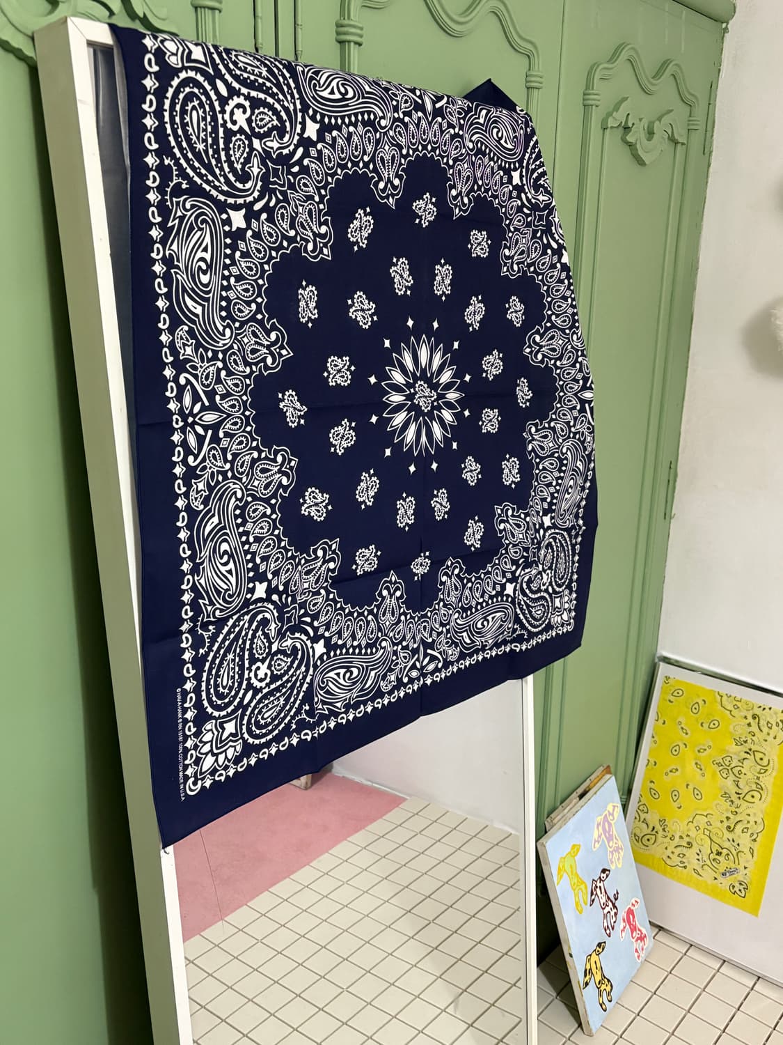 멀티 페이즐리 빅 스카프 상품이미지5