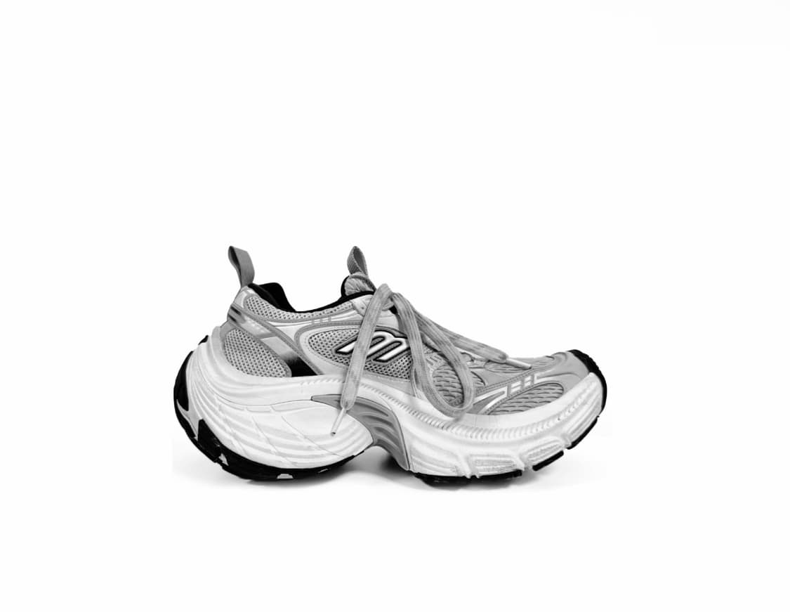 [43] 발렌시아가 남성 10XL 스니커즈 화이트 그레이 실버 블랙 상품이미지1