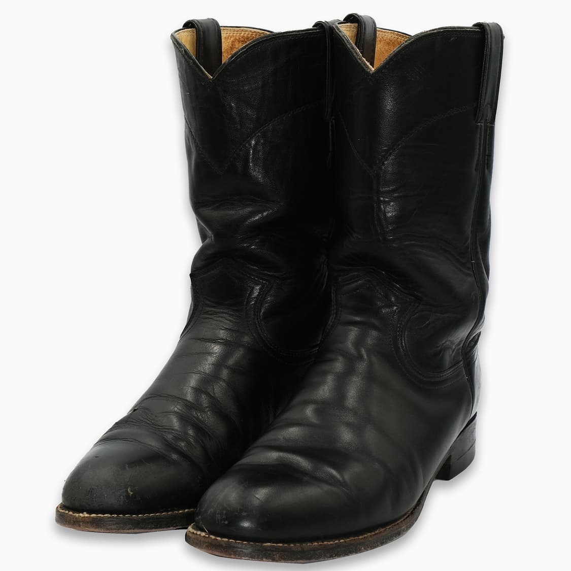 빈티지 저스틴 웨스턴 레더 부츠 8B(여성 250) BT25002 상품이미지1