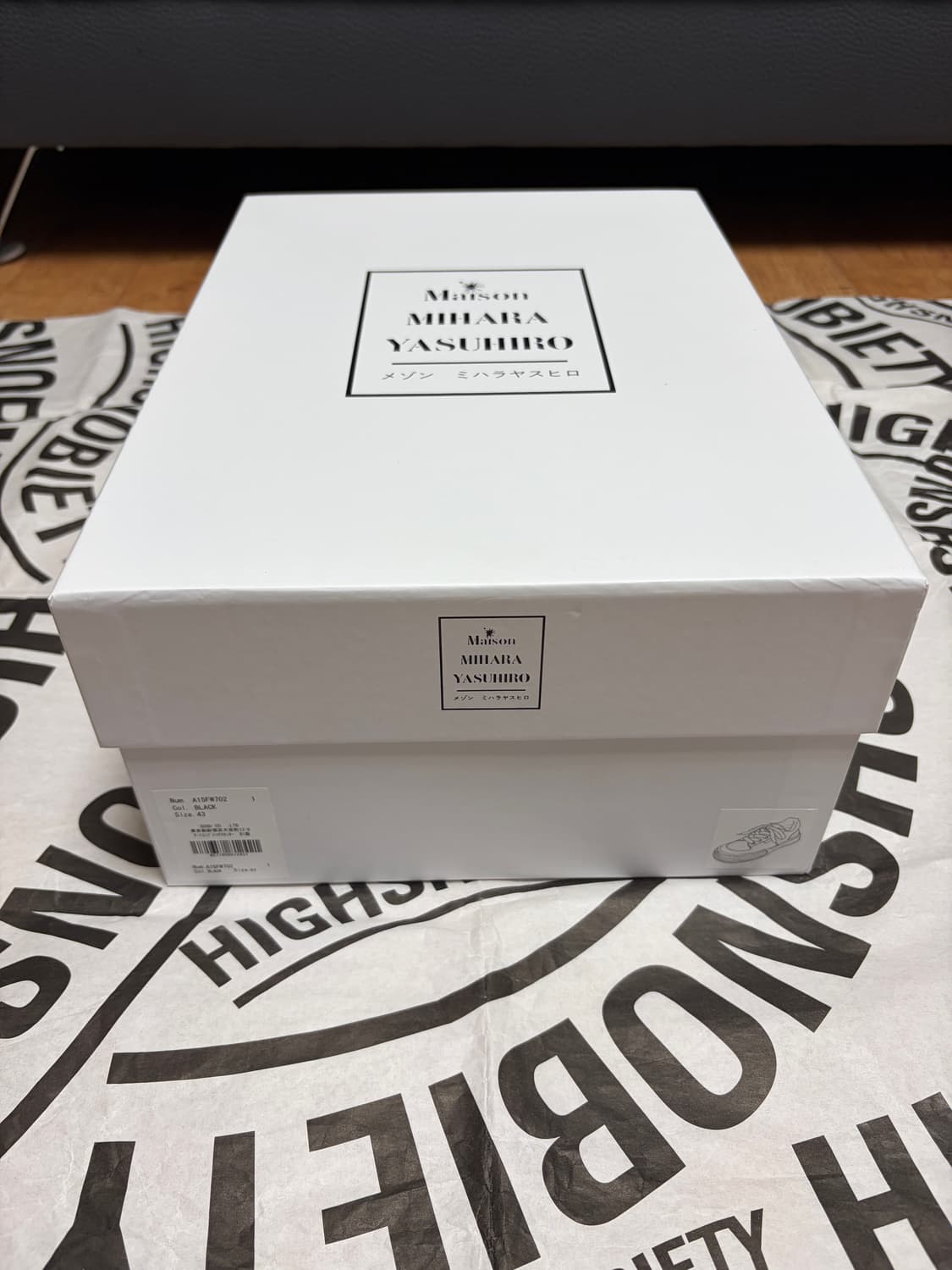 [43] 메종 미하라 야스히로 올리버 OG 솔 캔버스 블랙 상품이미지10