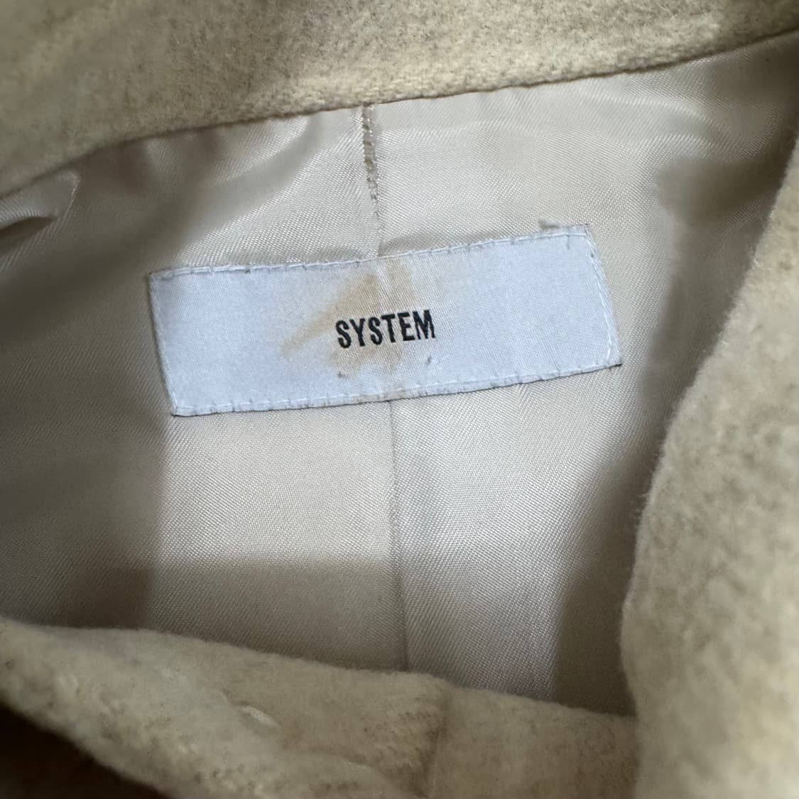 시스템 여성 모직 코트 상품이미지5