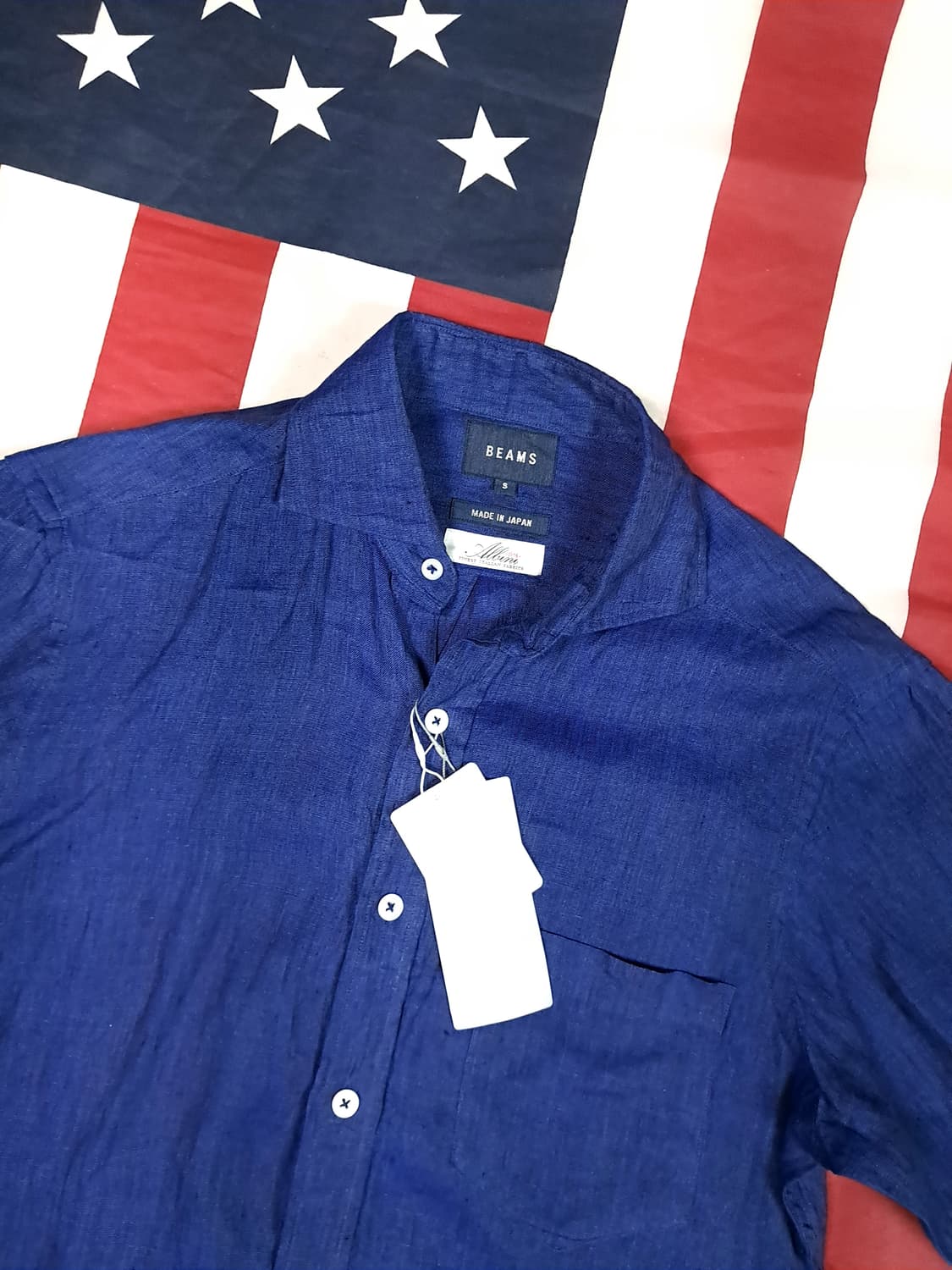 택새제품 오리지날 빔즈 BEAMS 린넨 셔츠 상품이미지3