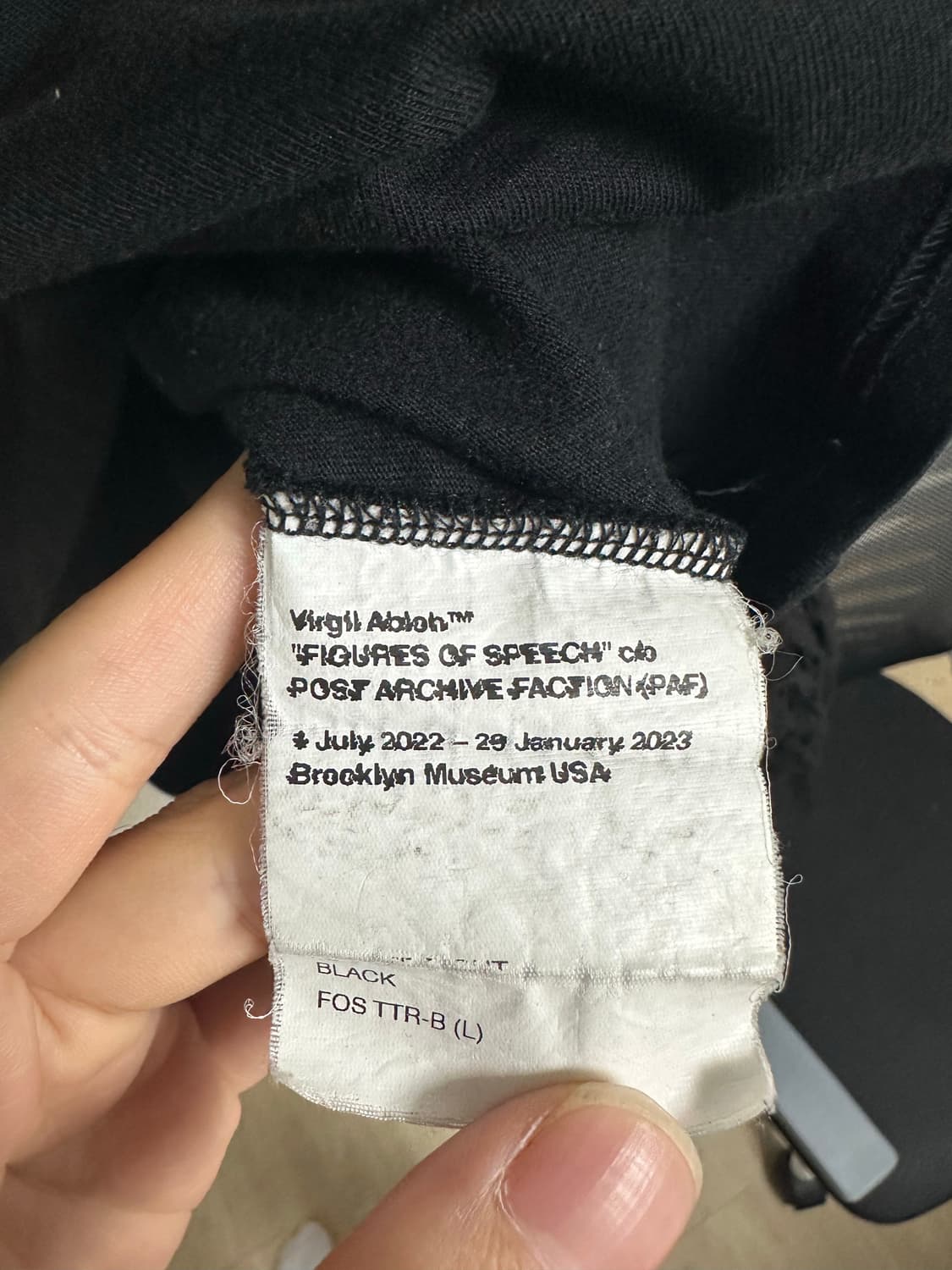 포스트아카이브팩션 X 버질아블로 반팔 L 상품이미지3