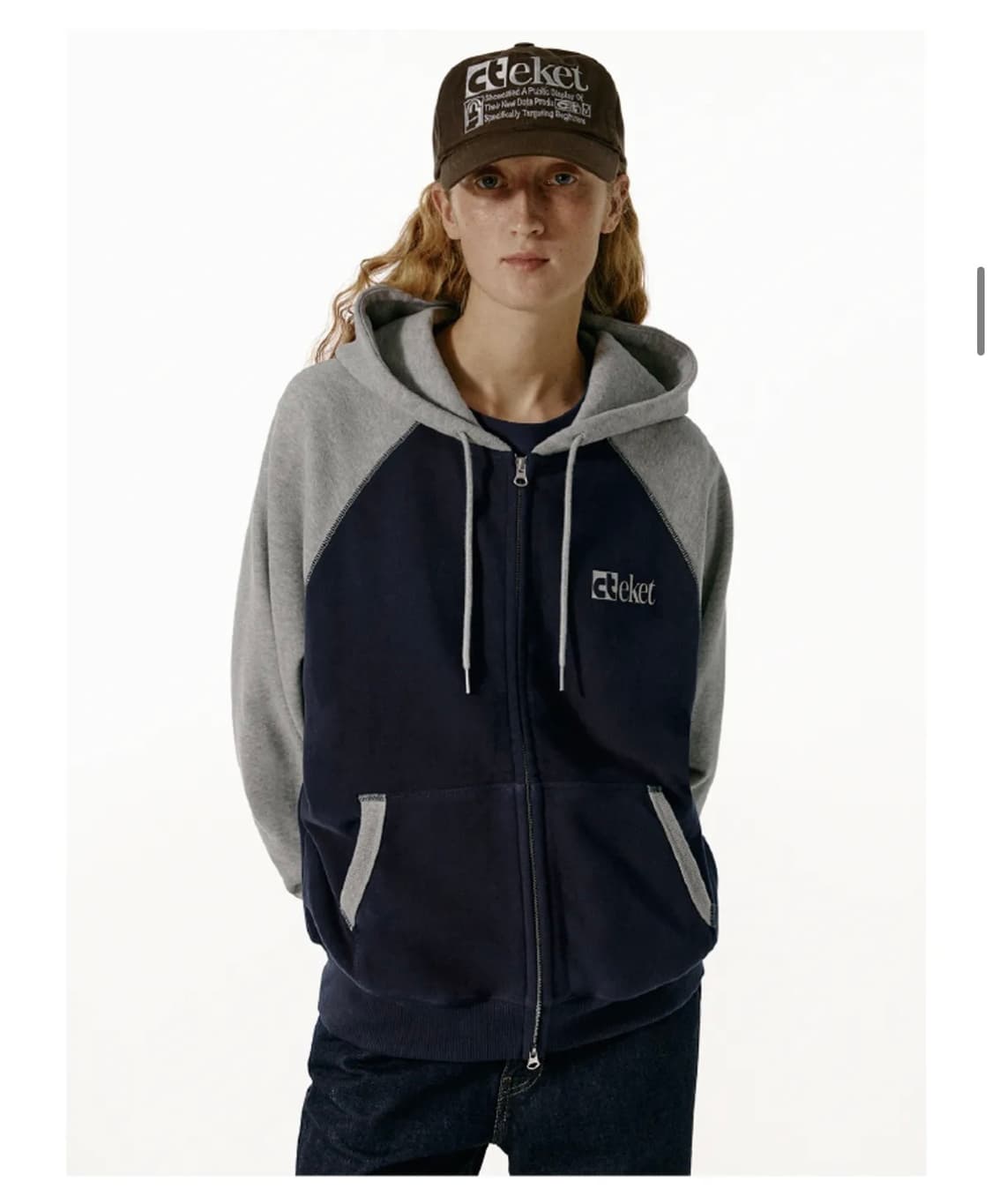 테켓 플랜 후드집업 네이비 M 상품이미지4