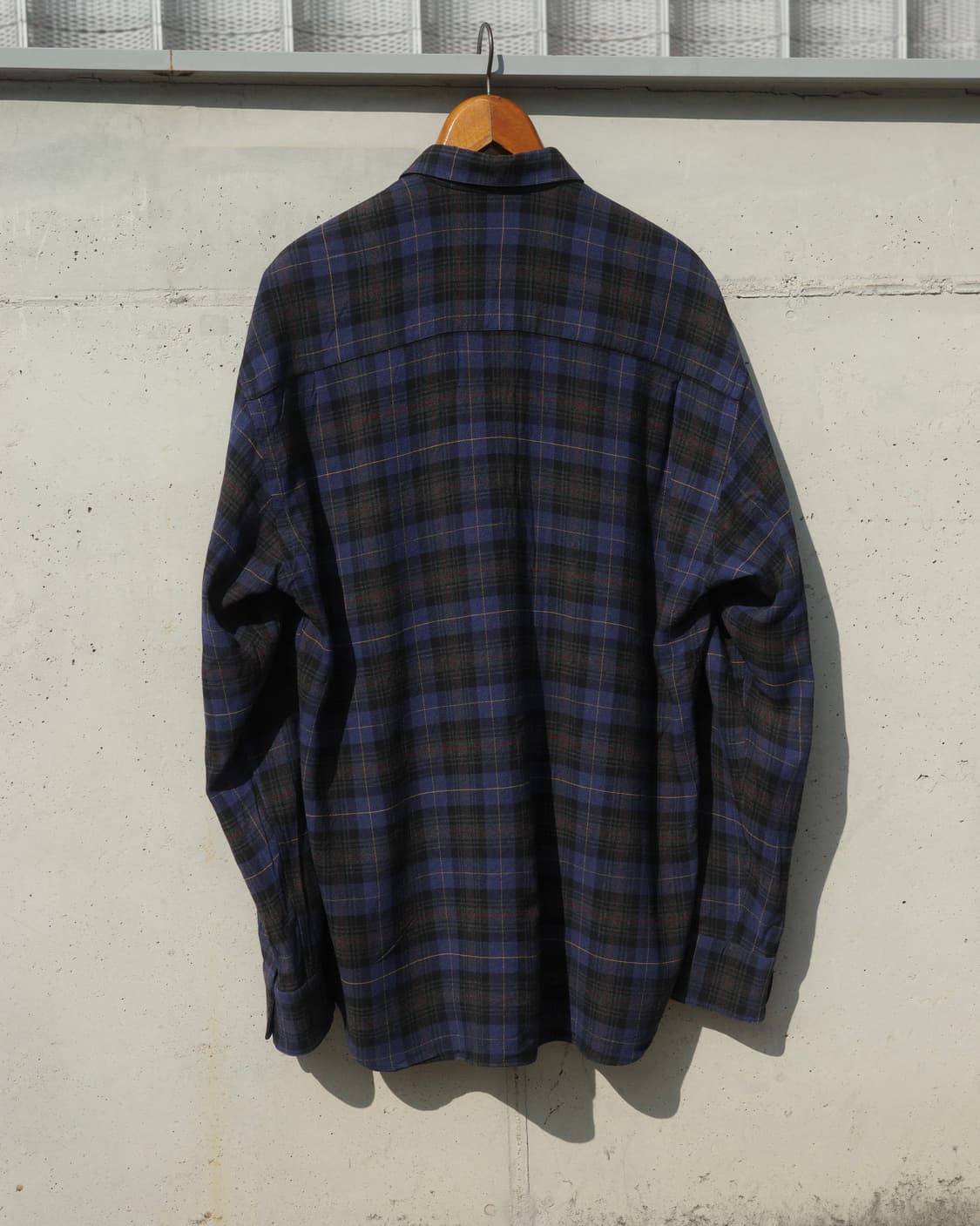 90s Ike behar 체크 레이온 셔츠 상품이미지4