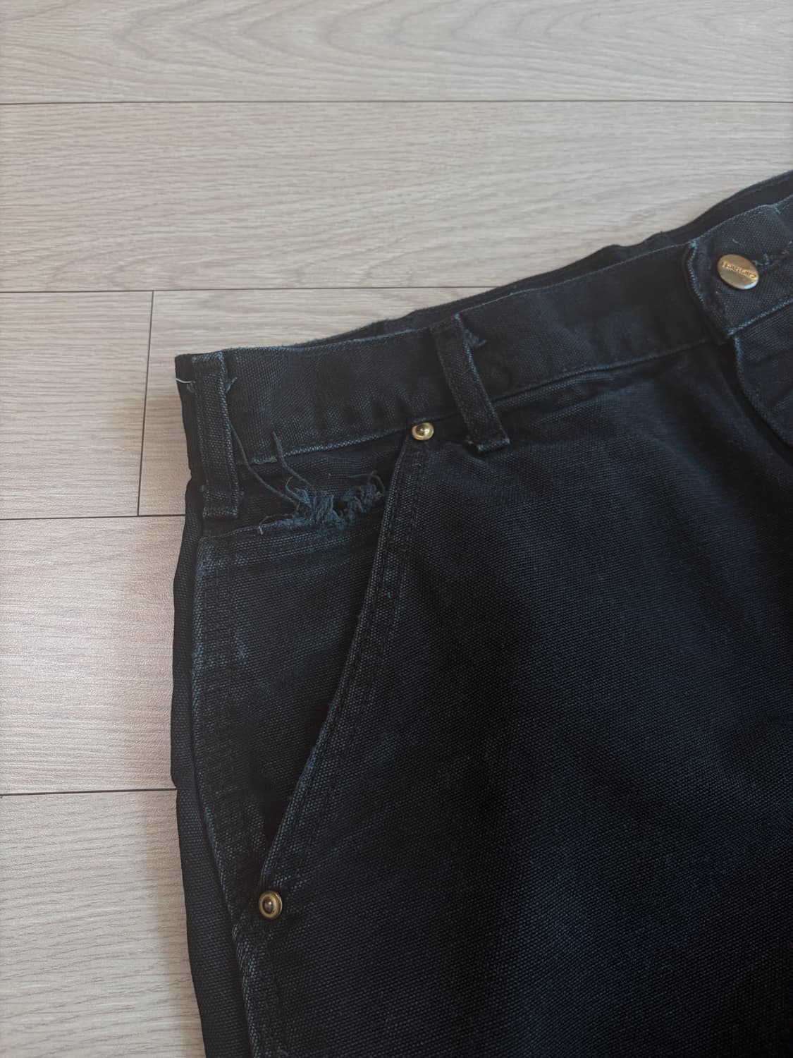 빈티지 칼하트 더블니 usa b01 blk 블랙 32/30 상품이미지4