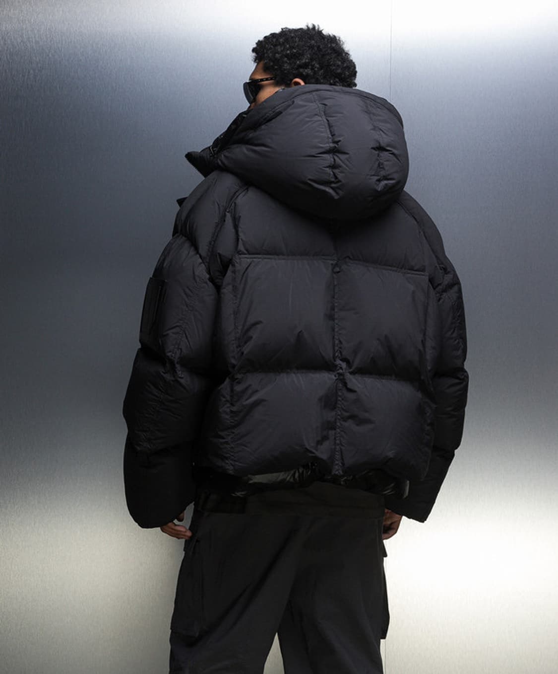 준지 209 패딩 48 더블 다운 점퍼 블랙 숏패딩 상품이미지2