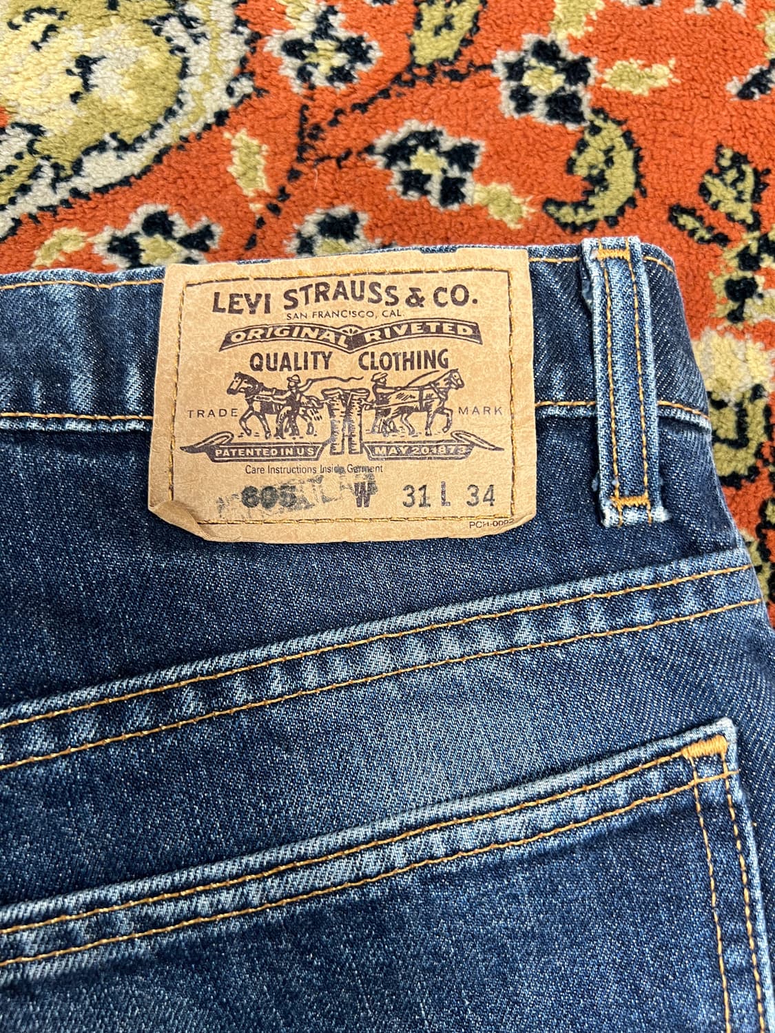 [28] LEVIS 리바이스 오렌지탭 605 데님팬츠 상품이미지4