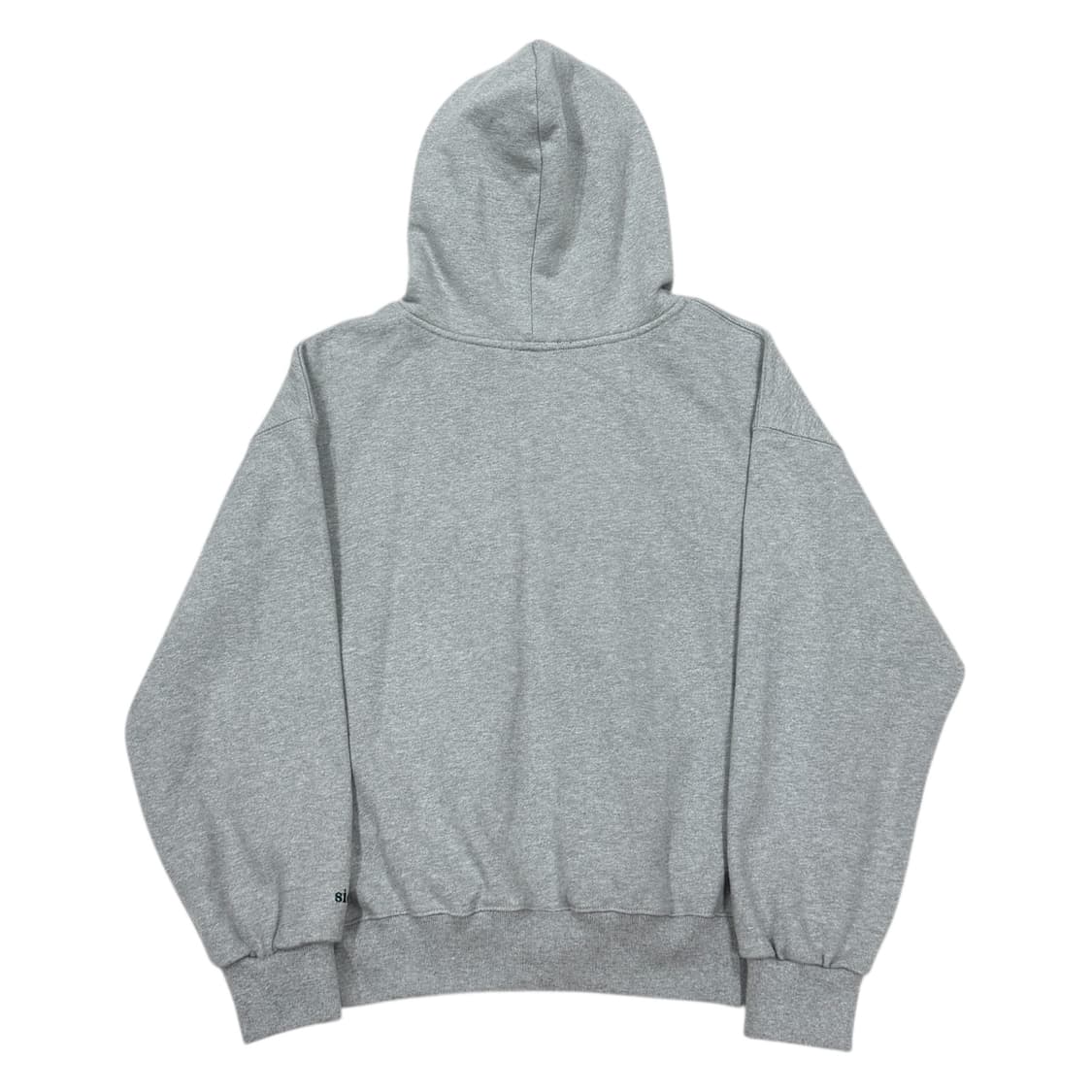 시엔느 패치 스웻 후드티 멜란지 그레이 상품이미지3