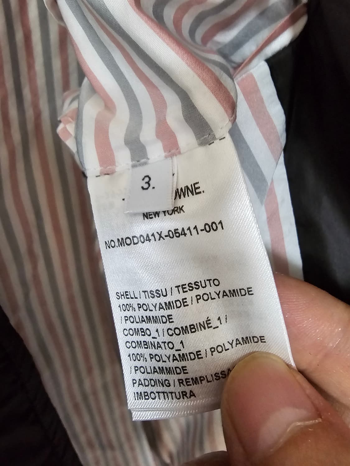 톰브라운 사선완장 후드 롱패딩(3/100~105/정품) 상품이미지9