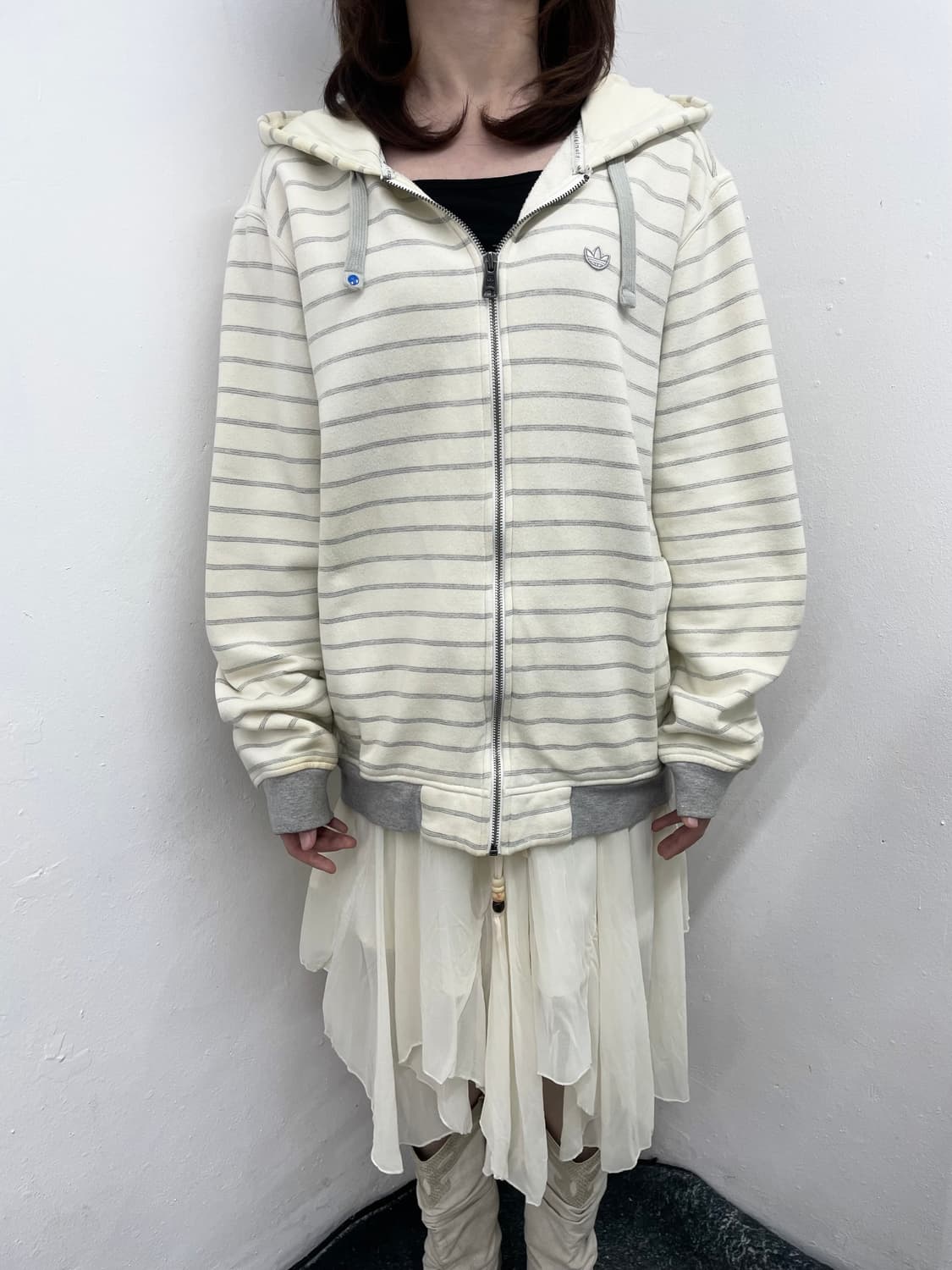 아디다스 너드 스트라이프 후드집업 상품이미지6