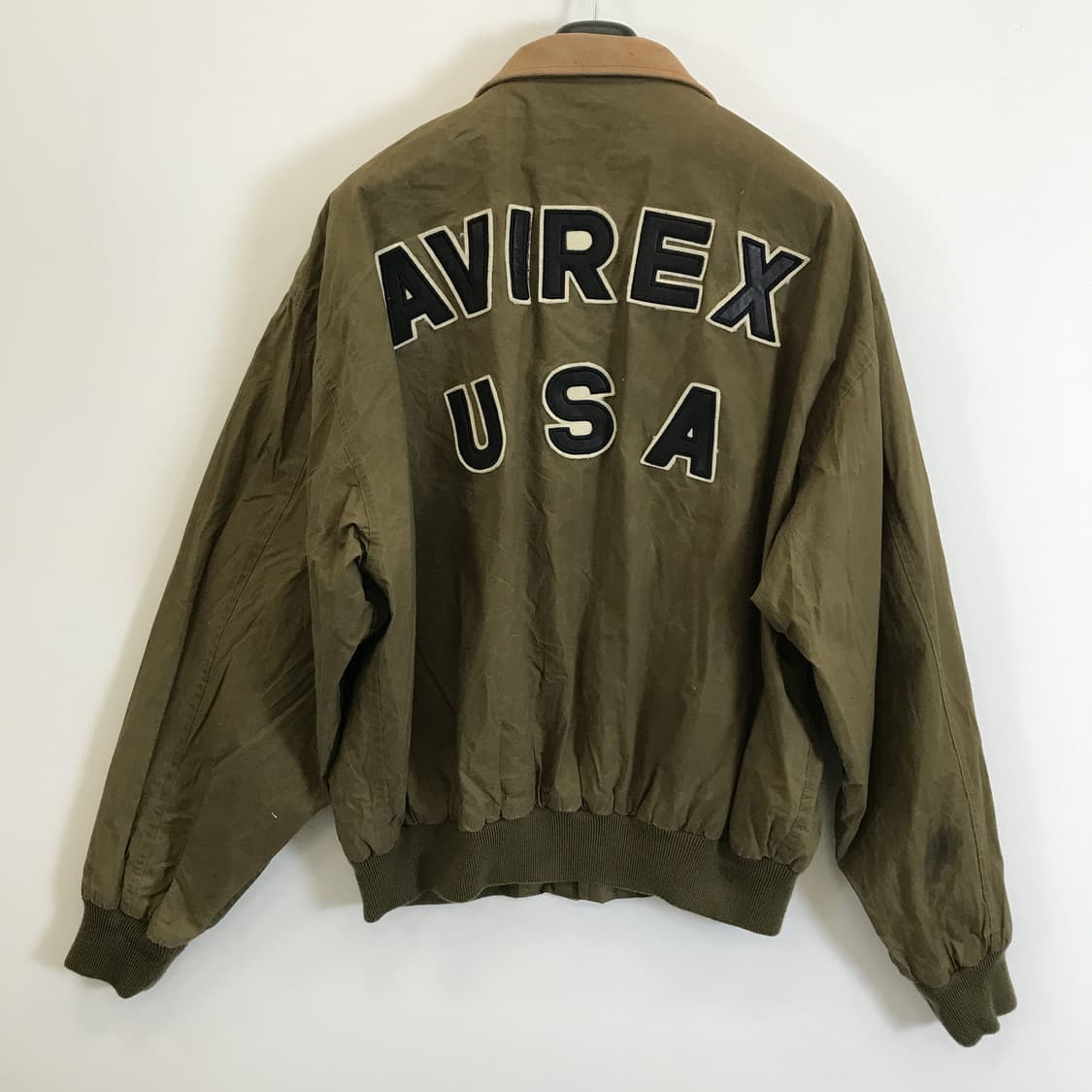AVIREX 아비렉스 카라레더 A2 자켓 [L] 상품이미지3