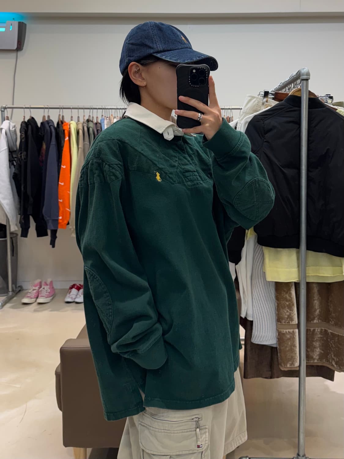 폴로 랄프로렌 럭비셔츠 그린 상품이미지6