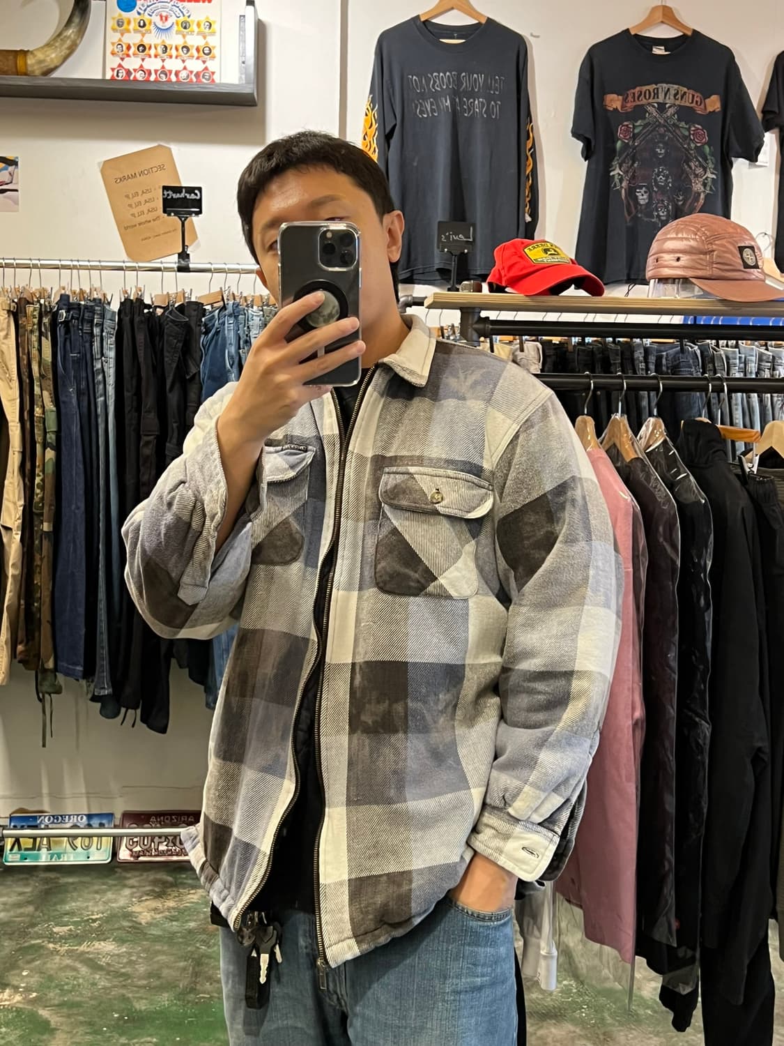 [L] 디키즈 퀼팅 플란넬 셔츠 자켓 상품이미지2