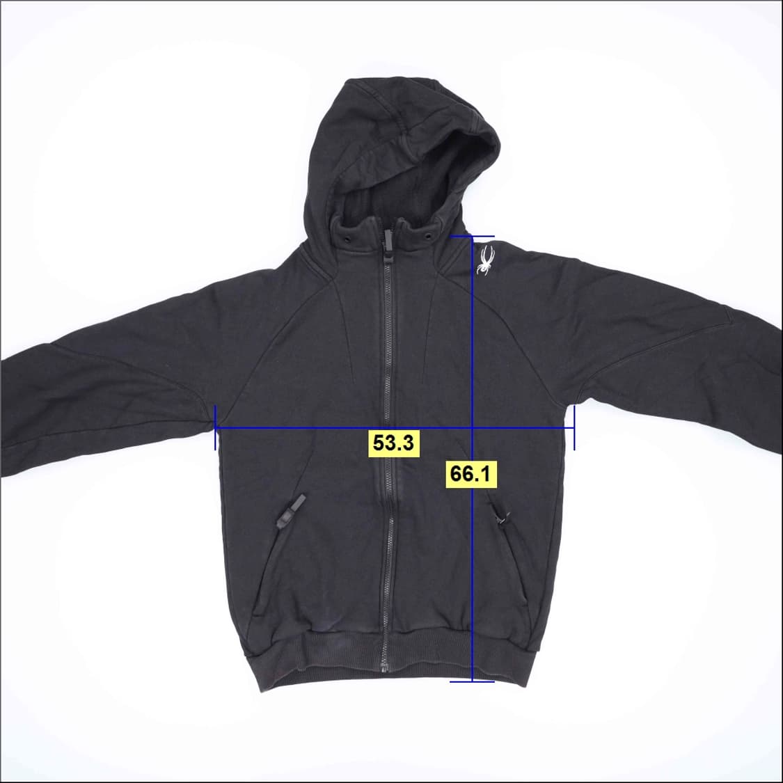 M 스파이더 블랙 후드집업 0414H1 상품이미지7