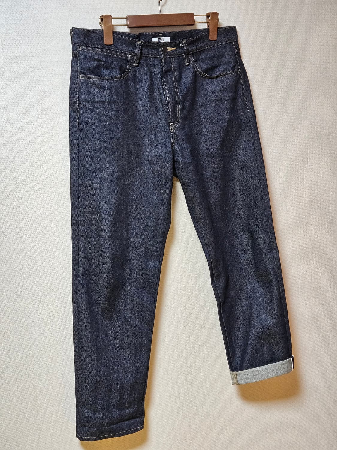 유니클로 데님 셀비지 슬림 스트레이트 상품이미지1