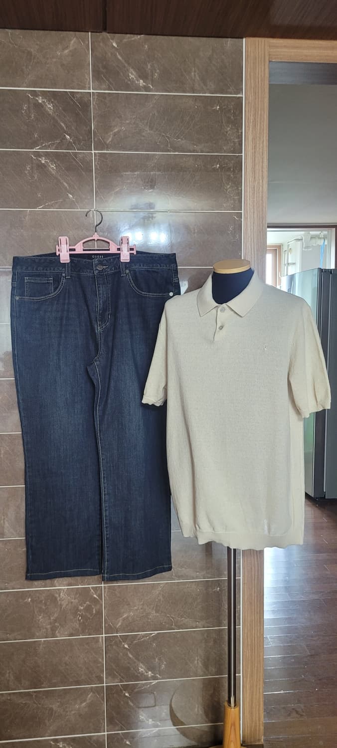 👔남성38-39인치👔게스 남성 청바지 다크블루 상품이미지1