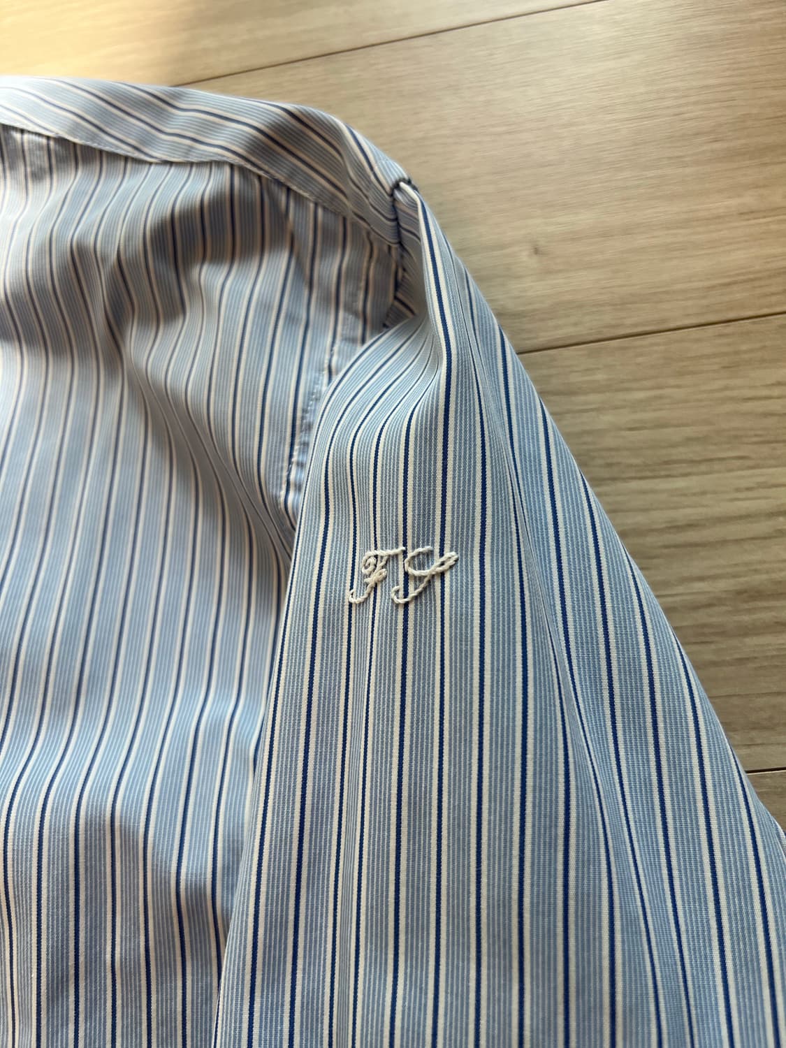 꼼데가르송 셔츠 / 프랑스 제작 스트라이프 오버 셔츠 / L 상품이미지5