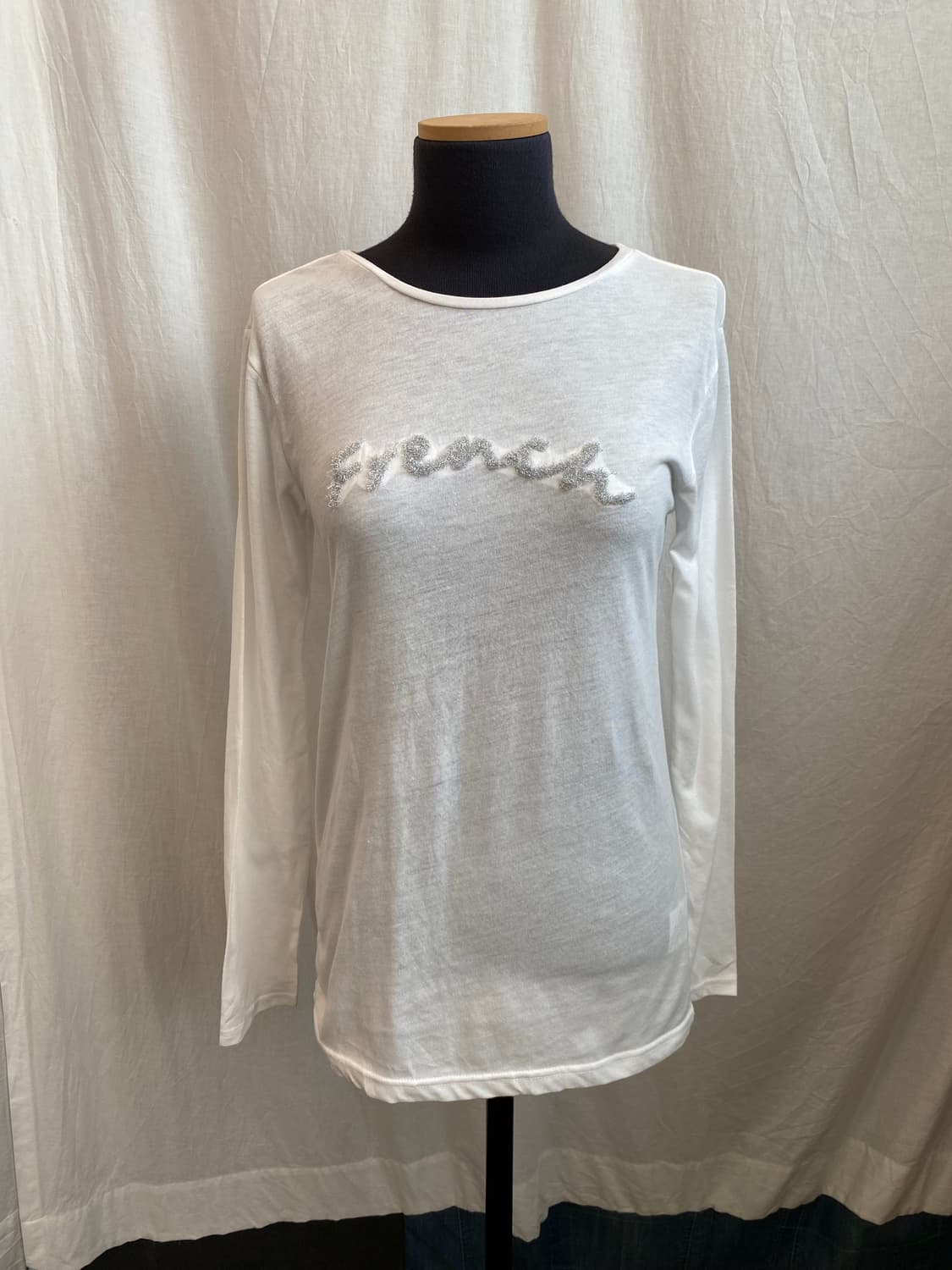 화이트 레터링 티셔츠(M) 상품이미지9