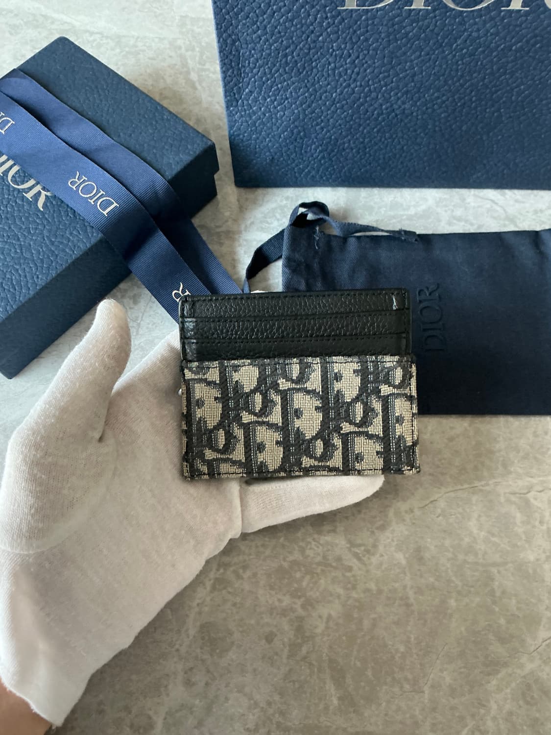 [정품] 디올 오블리크 카드지갑 새상품급 상품이미지3