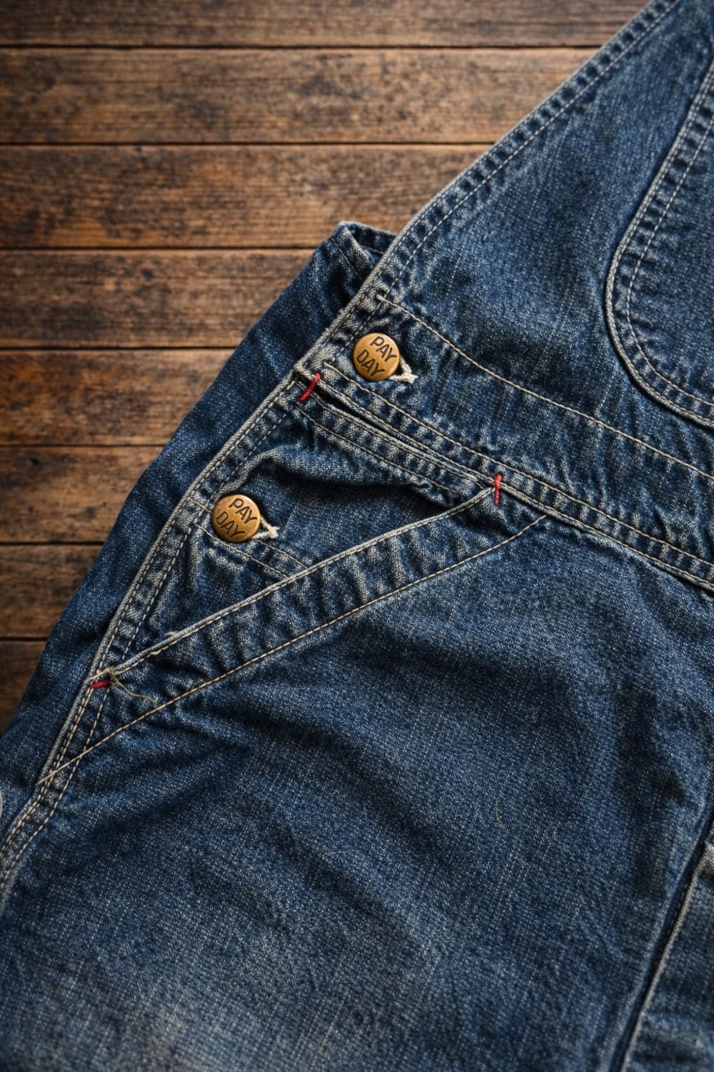 50~60's Penney's PAY-DAY 데님 오버롤 ~36" 상품이미지6